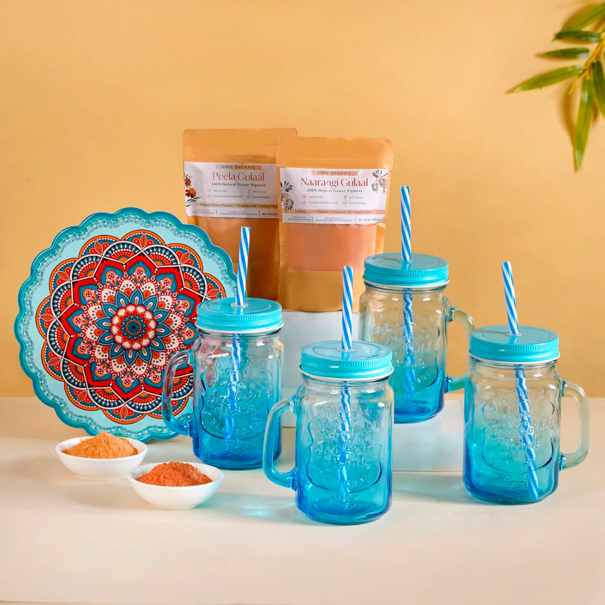 Holi Bliss Gift Hamper Set Of 7