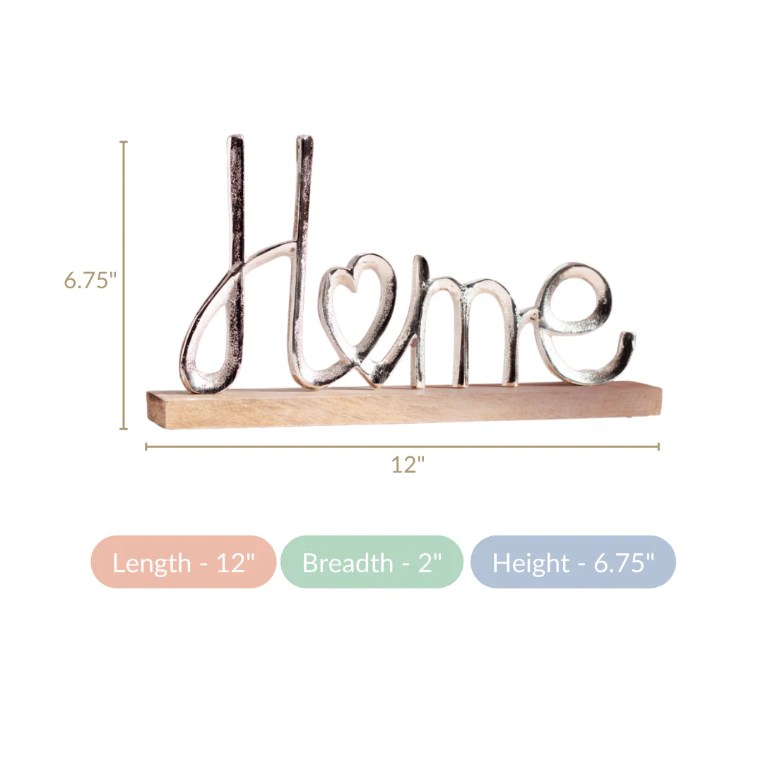 Home Lettering Showpiece For Living Room Decor - Image 5