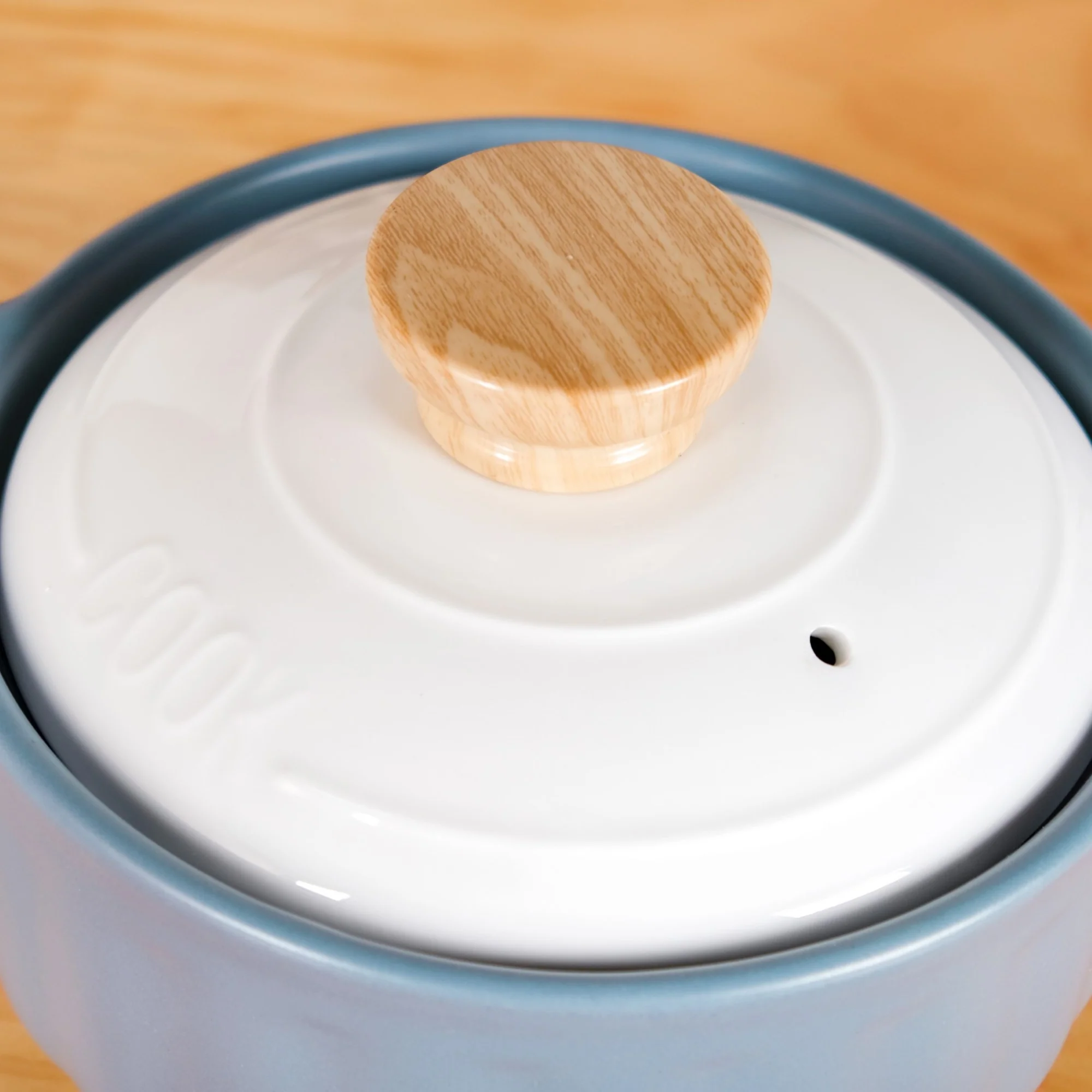 Homebrew Flame Safe Ceramic Stew Pot With Lid Handle 2150ml - Image 7