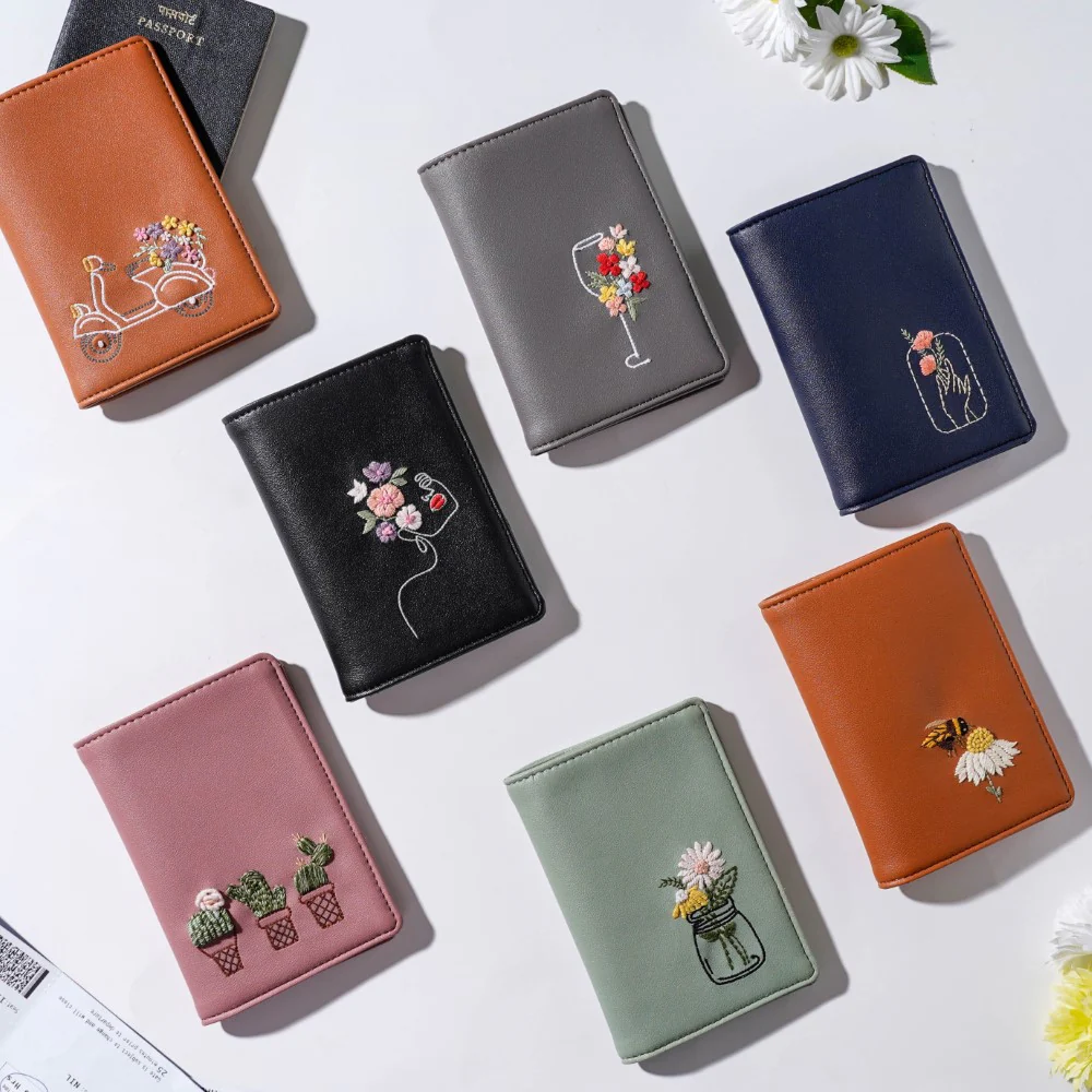 Honey Bee Two Fold Passport Cover Brown - Image 12