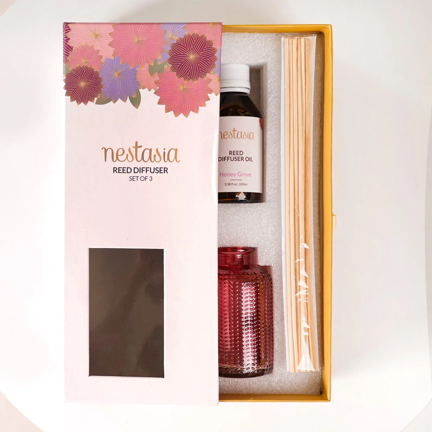 Honey Grove Fragrance Jar And Reed Diffuser Set Of 3 - Image 2