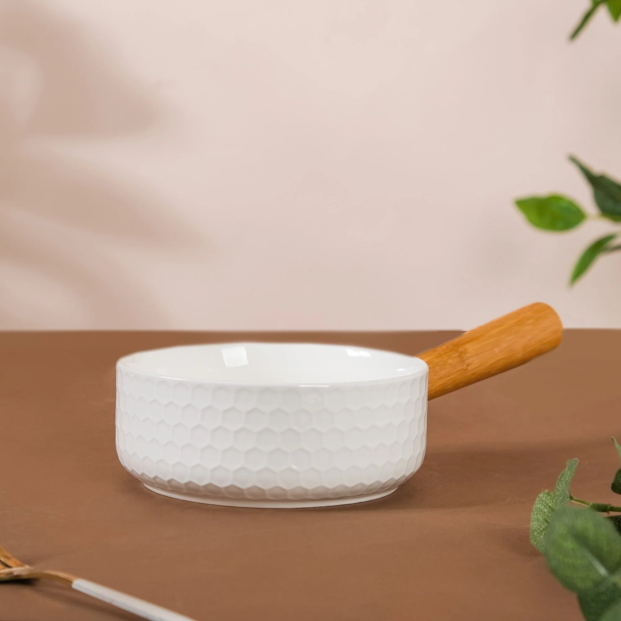 Honeycomb Bowl with Handle - Image 3