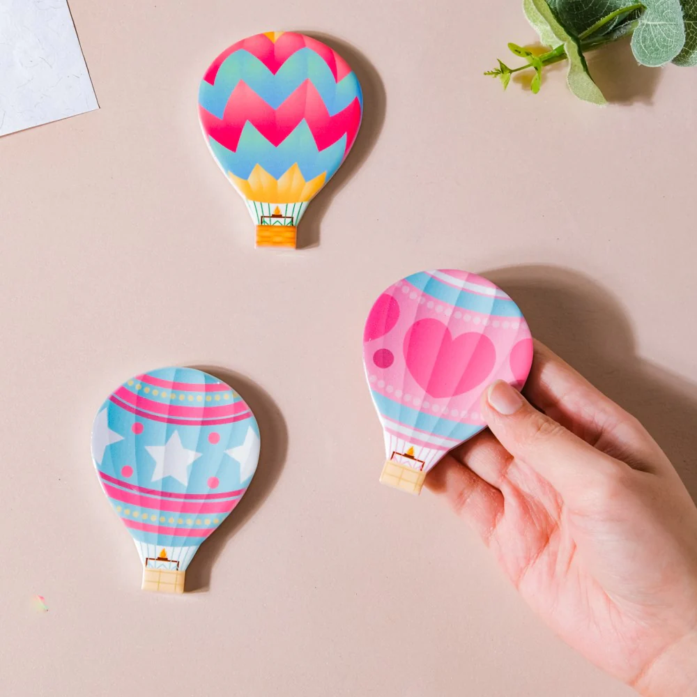 Hot Air Balloon Fridge Magnet Set Of 3 - Image 3