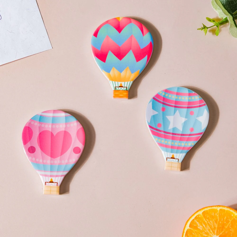Hot Air Balloon Fridge Magnet Set Of 3 - Image 4