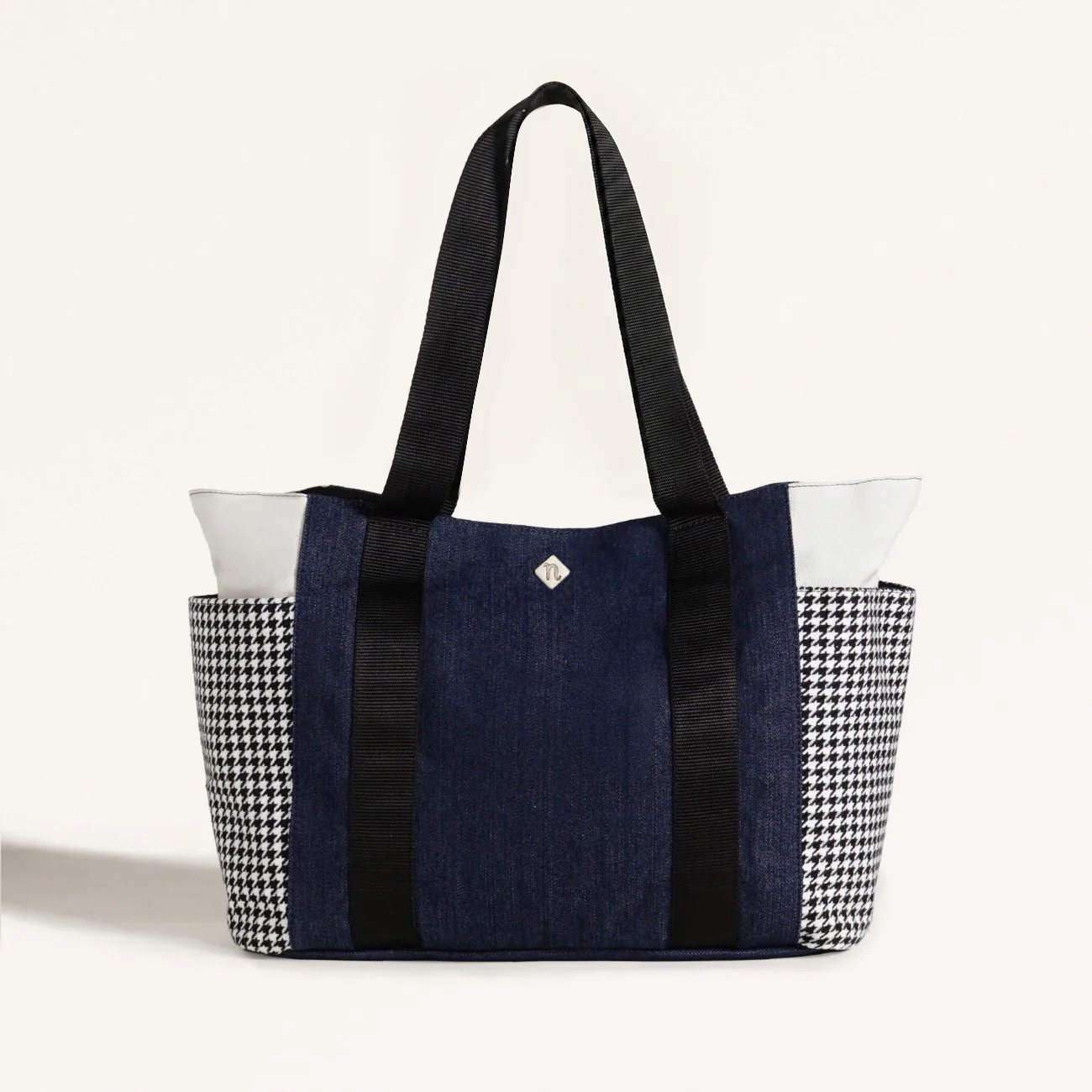 Houndstooth Pattern Tote Bag For Women