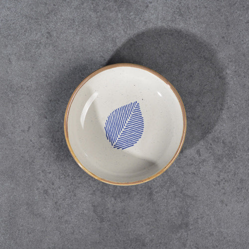 House of Eden Blue Leaf Dessert Plate 50ml - Image 6