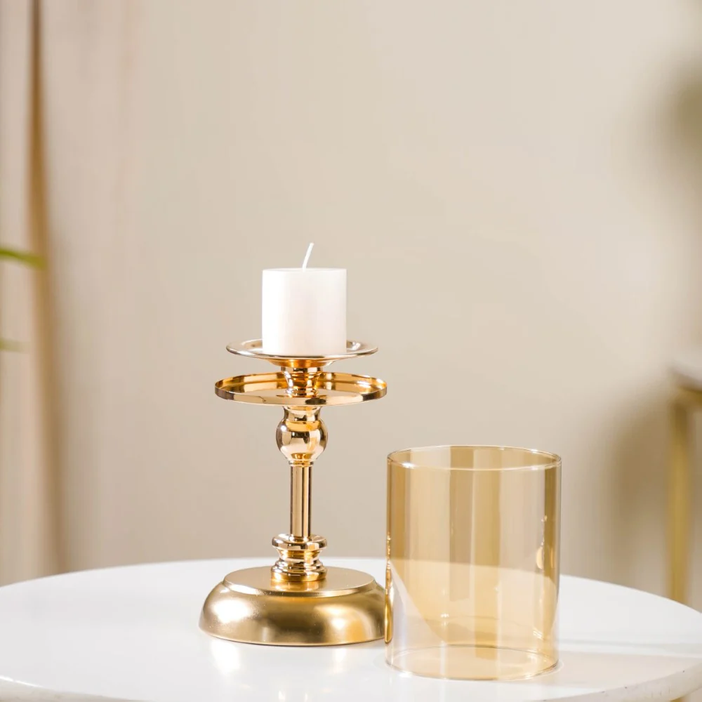 Hurricane Metal Candle Holder Stand Set Of 3 - Image 5