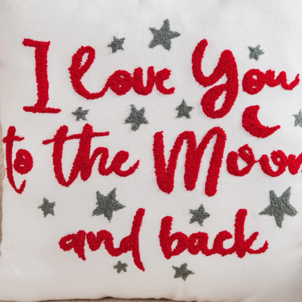 I Love You To The Moon And Back Cushion Cover Set Of 2 16x16 Inch - Image 8