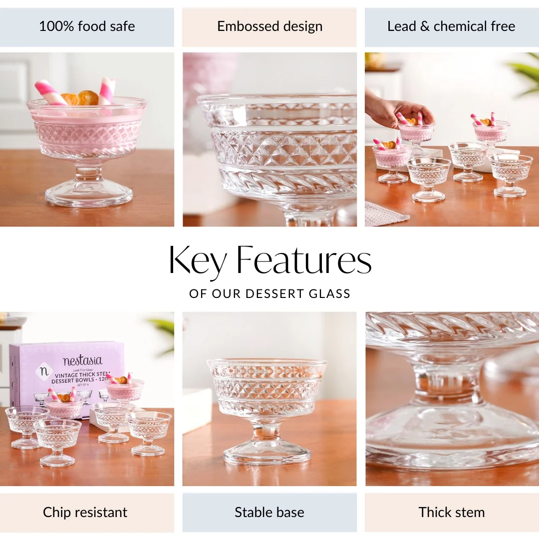 Ice Cream Dessert Bowls Set Of 6 120ml - Image 5