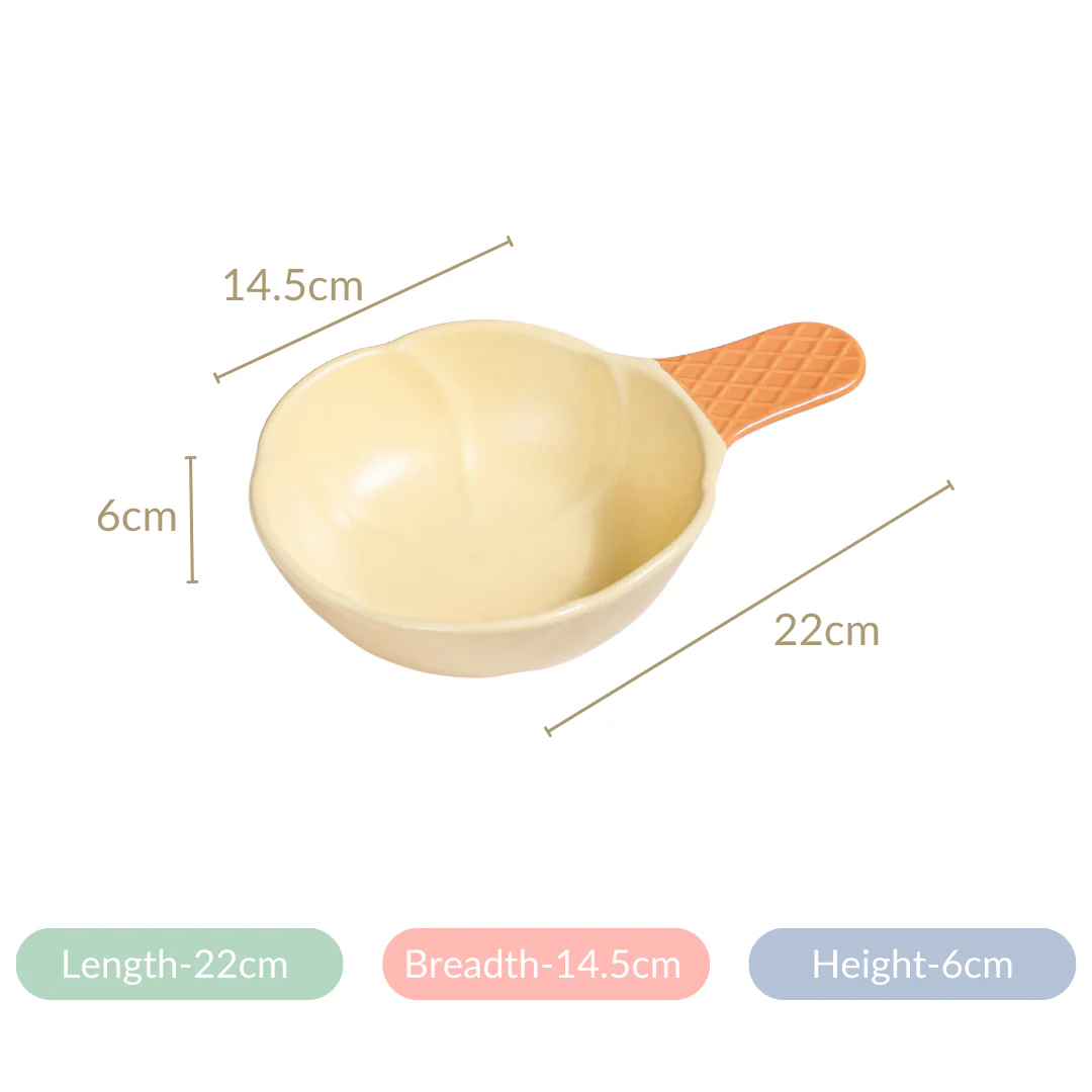 Ice Cream Shape Bowl With Handle 400 ml - Image 7