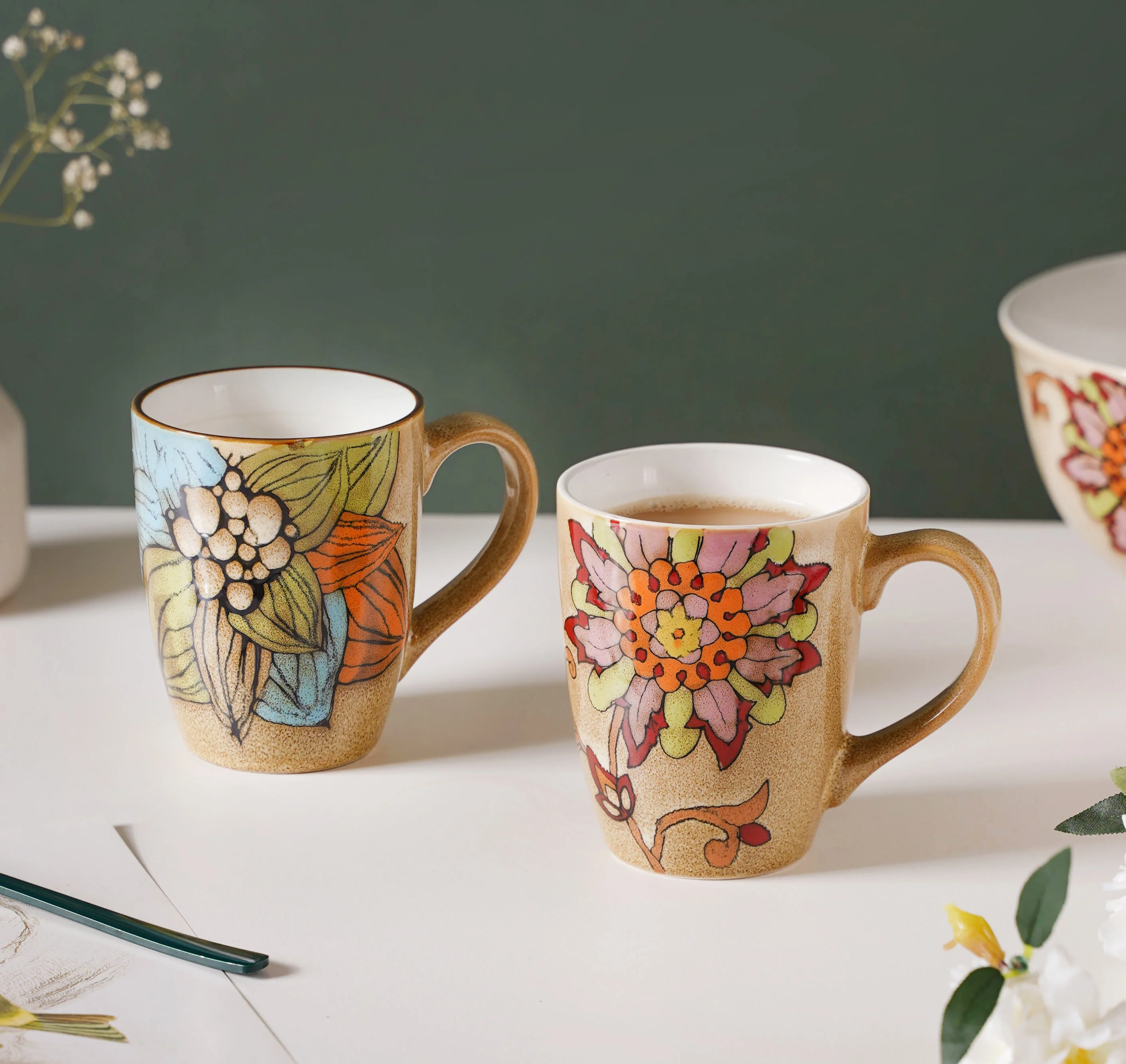 Ikebana Coffee Mug 350 ml - Image 9