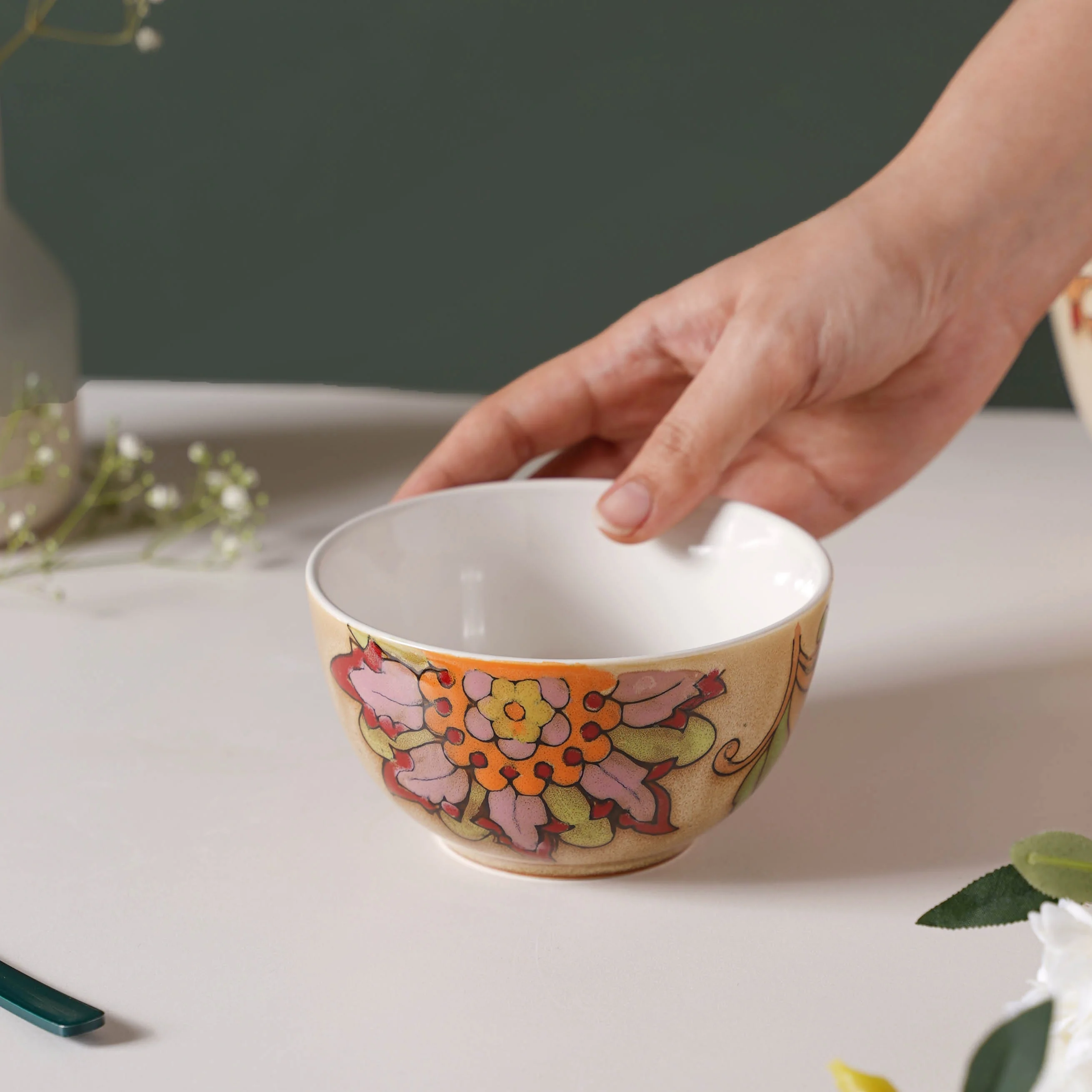 Ikebana Soup Bowl 300 ml - Image 3