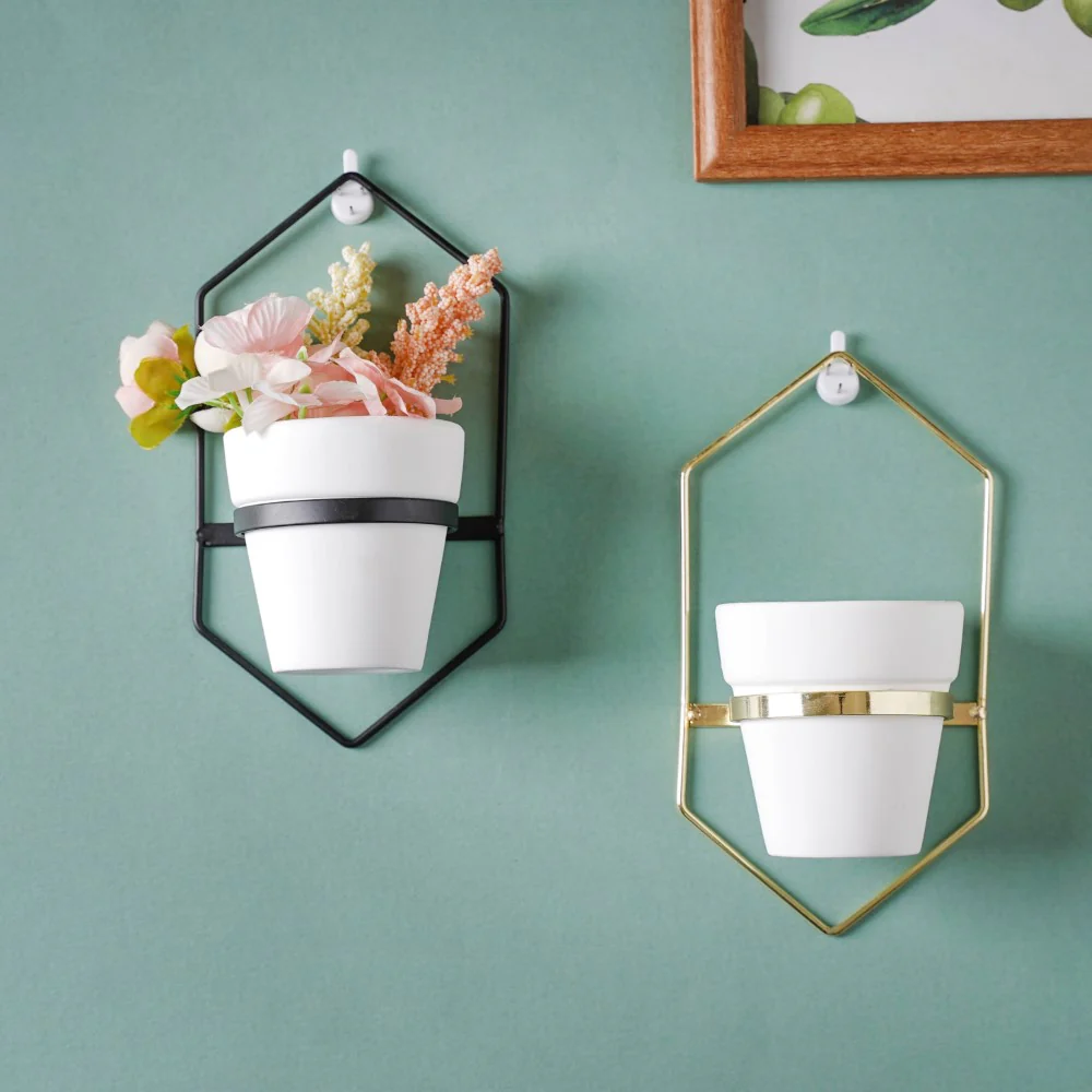 Indoor Pottery Wall Planters-Large - Image 4