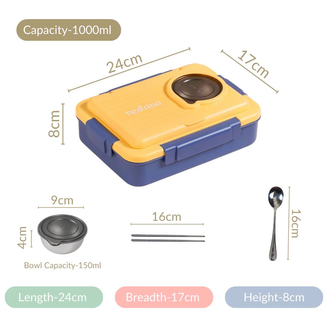 Blue insulated stainless steel tiffin box - Image 31