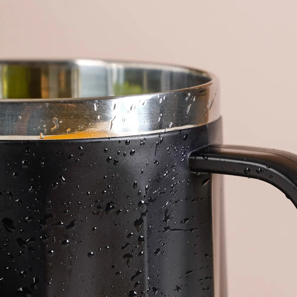 Travel Mug For Tea & Coffee Black 400ml - Image 18