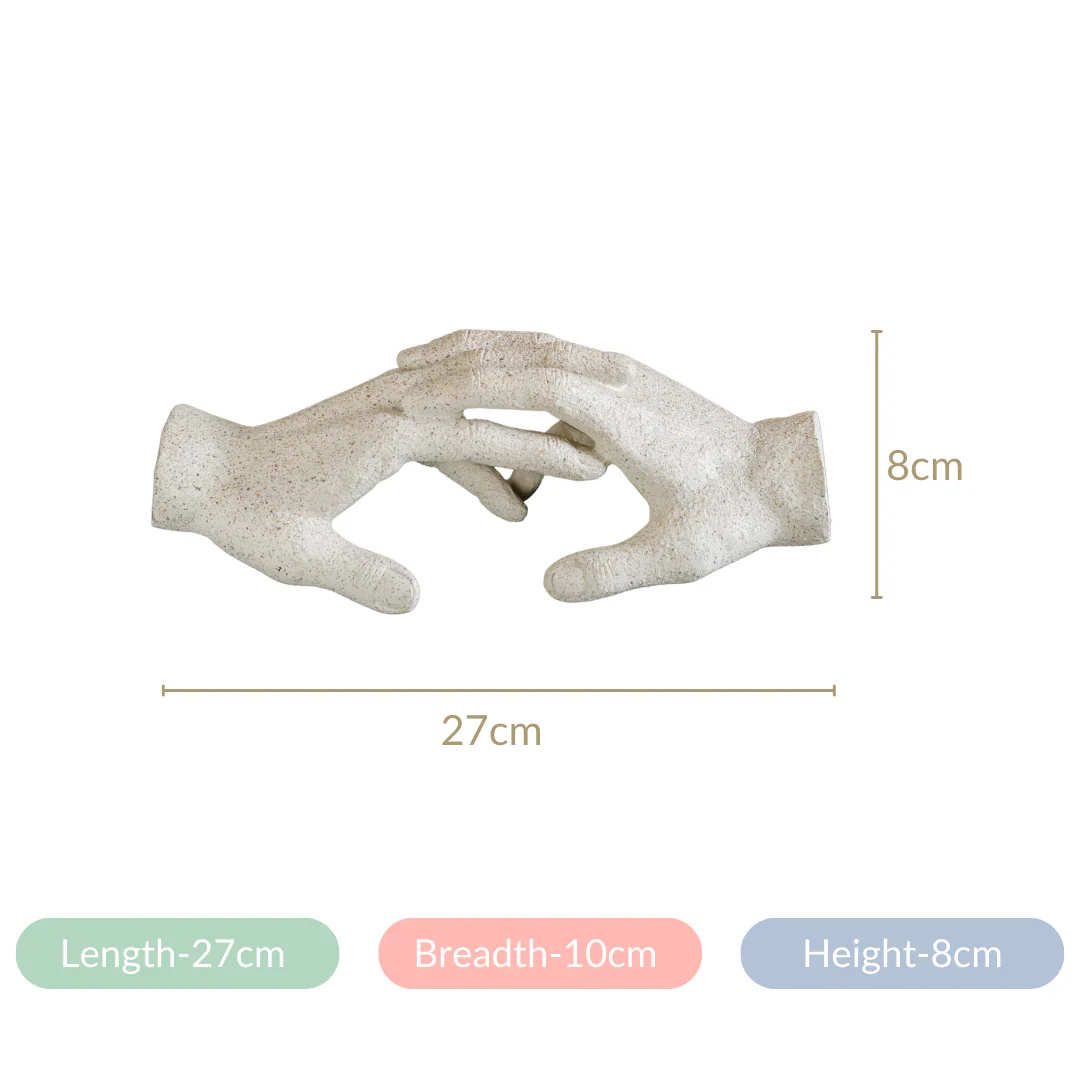 Intertwined Hand Statue Showpiece - Image 6