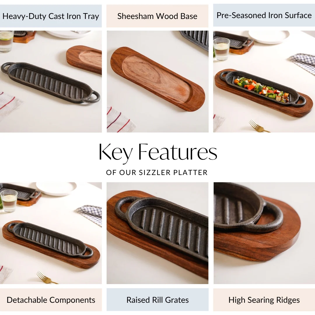 Iron Hotplate Sizzler Set - Image 5