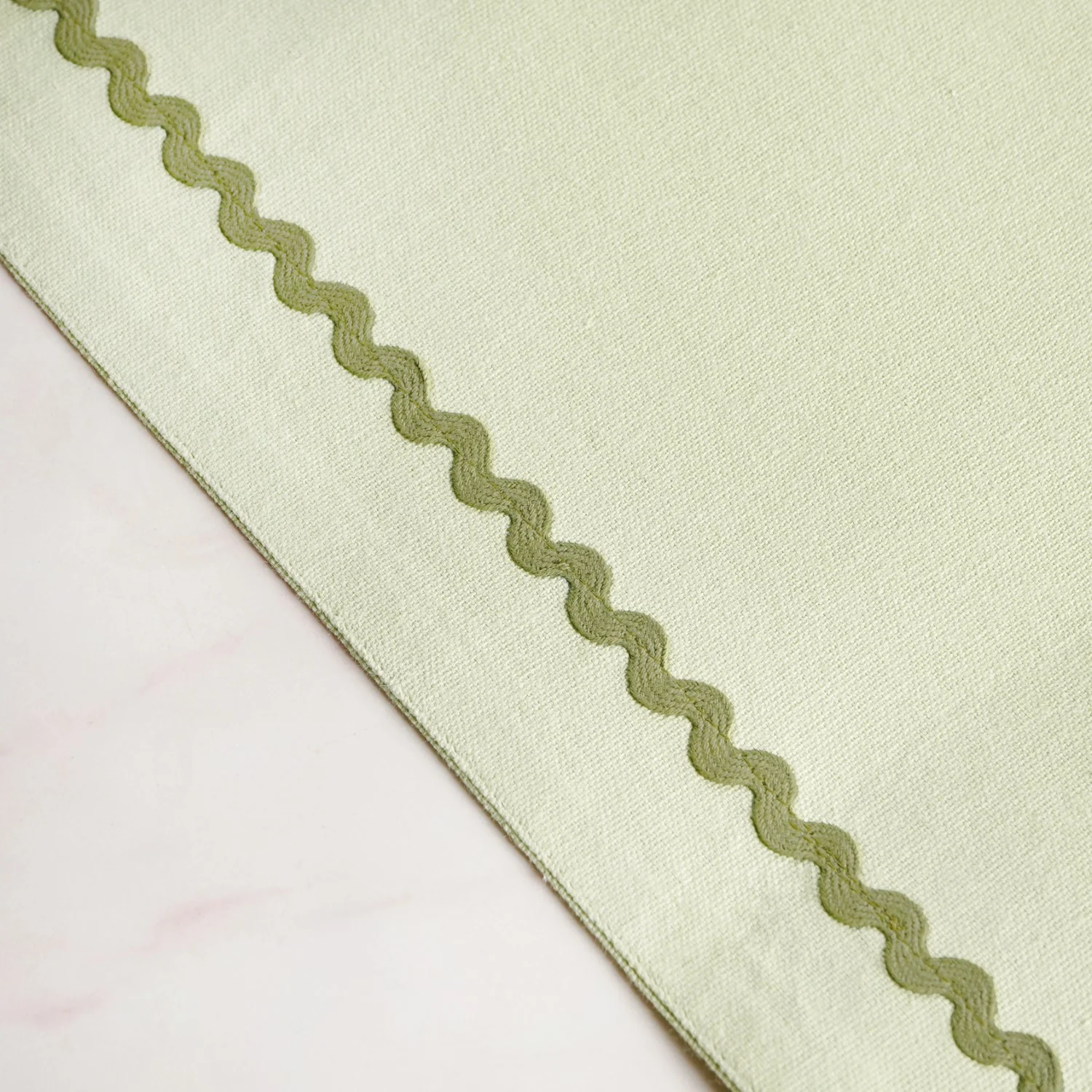Isabelle 6 Seater Table Runner Green 183x36cm - Image 5
