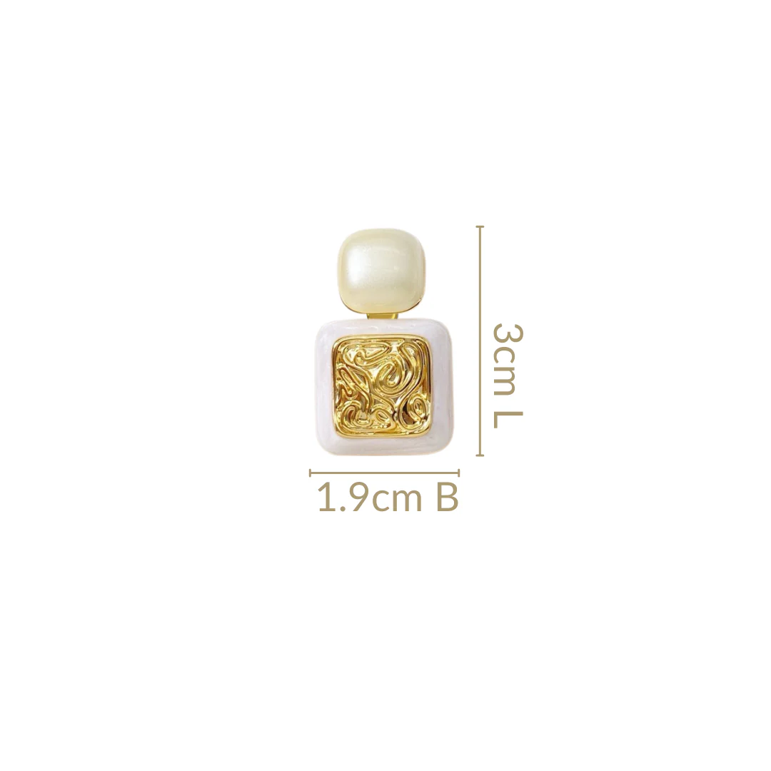 Ivory Glow Earrings - Image 3
