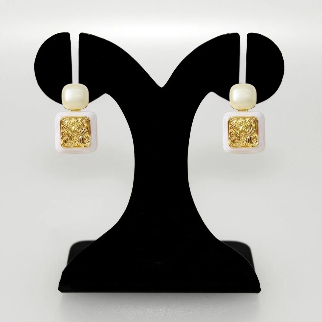 Ivory Glow Earrings - Image 6