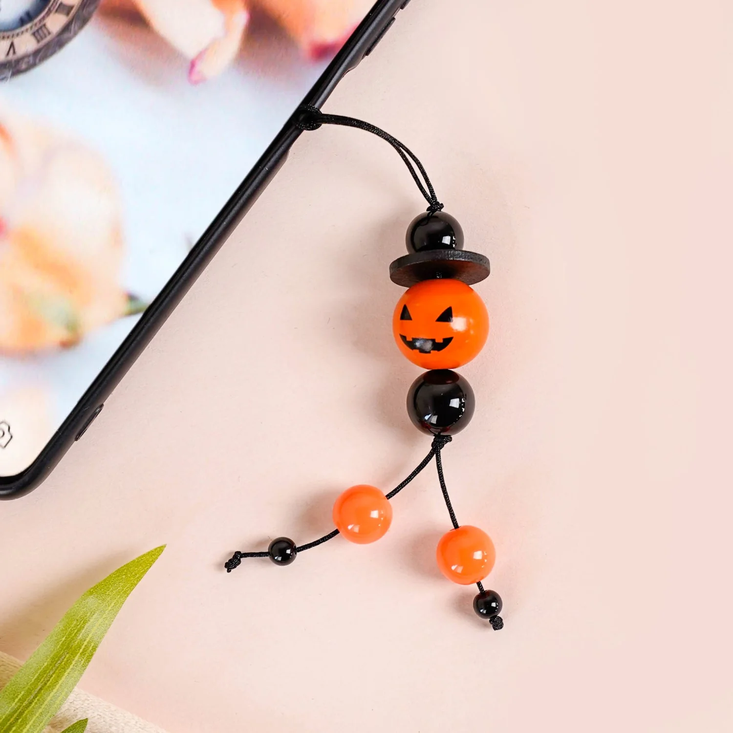 Jack O Lantern Phone Charm - Image 3