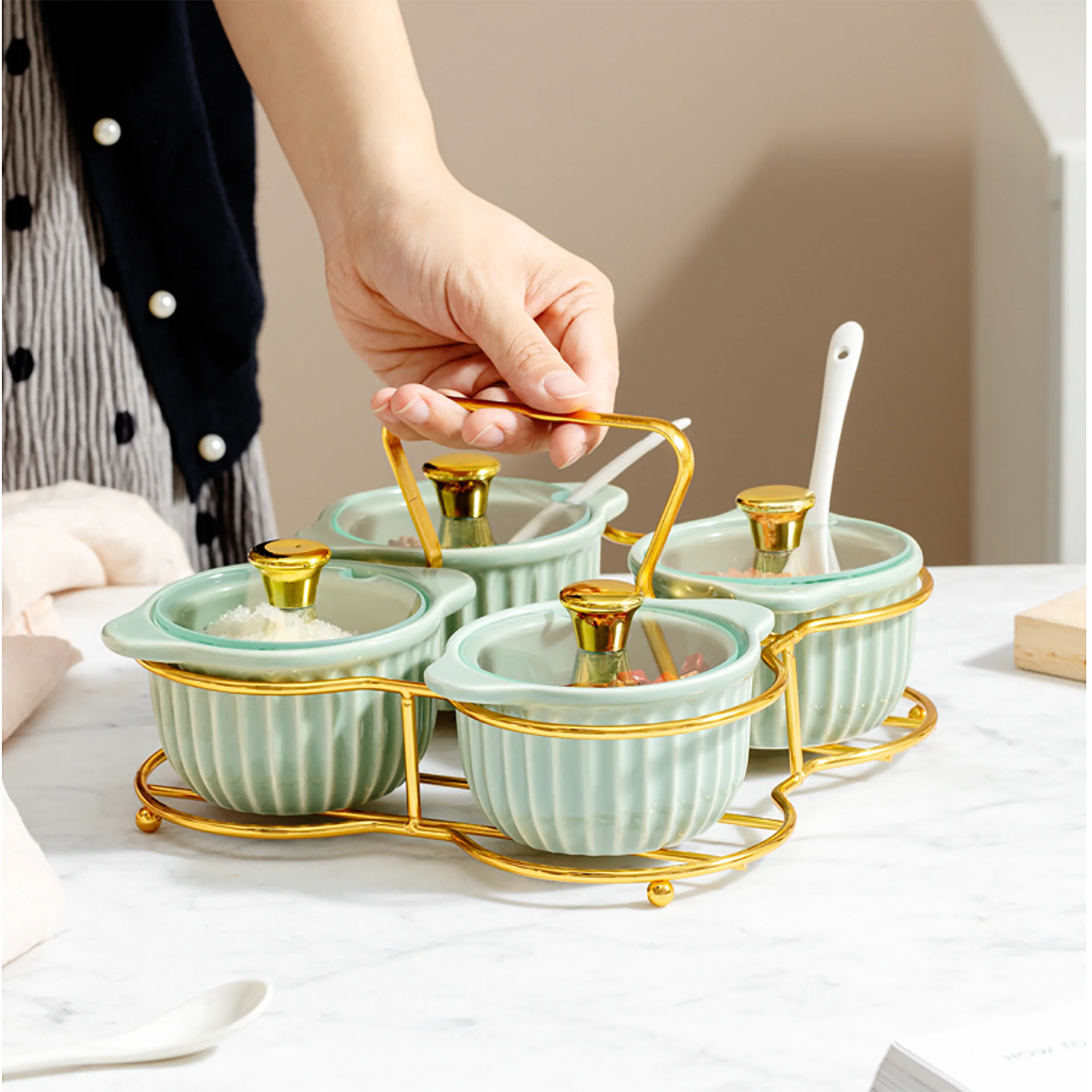 Jar Set For Herbs - Image 2