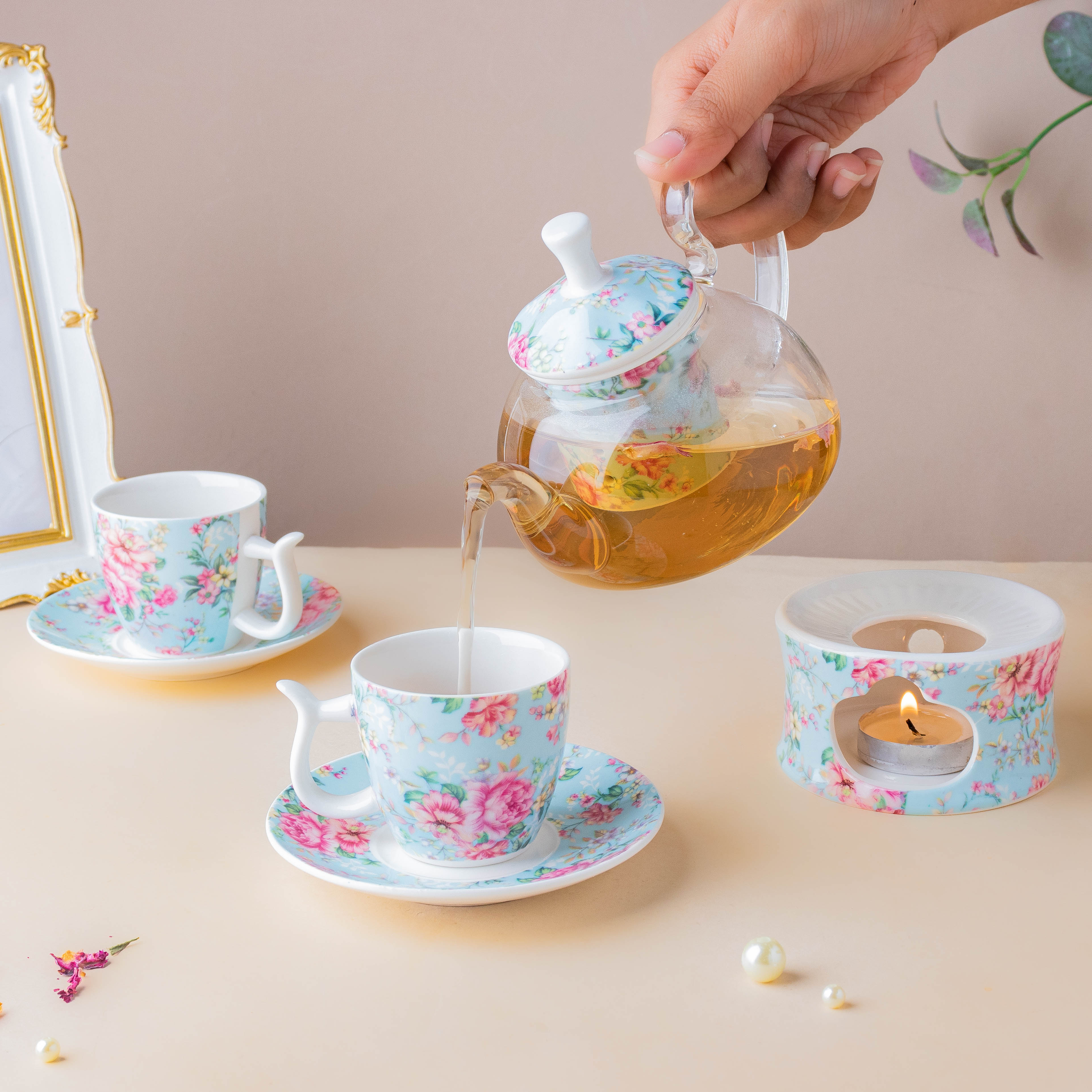 JARDIN Blue Tea Set - Image 2