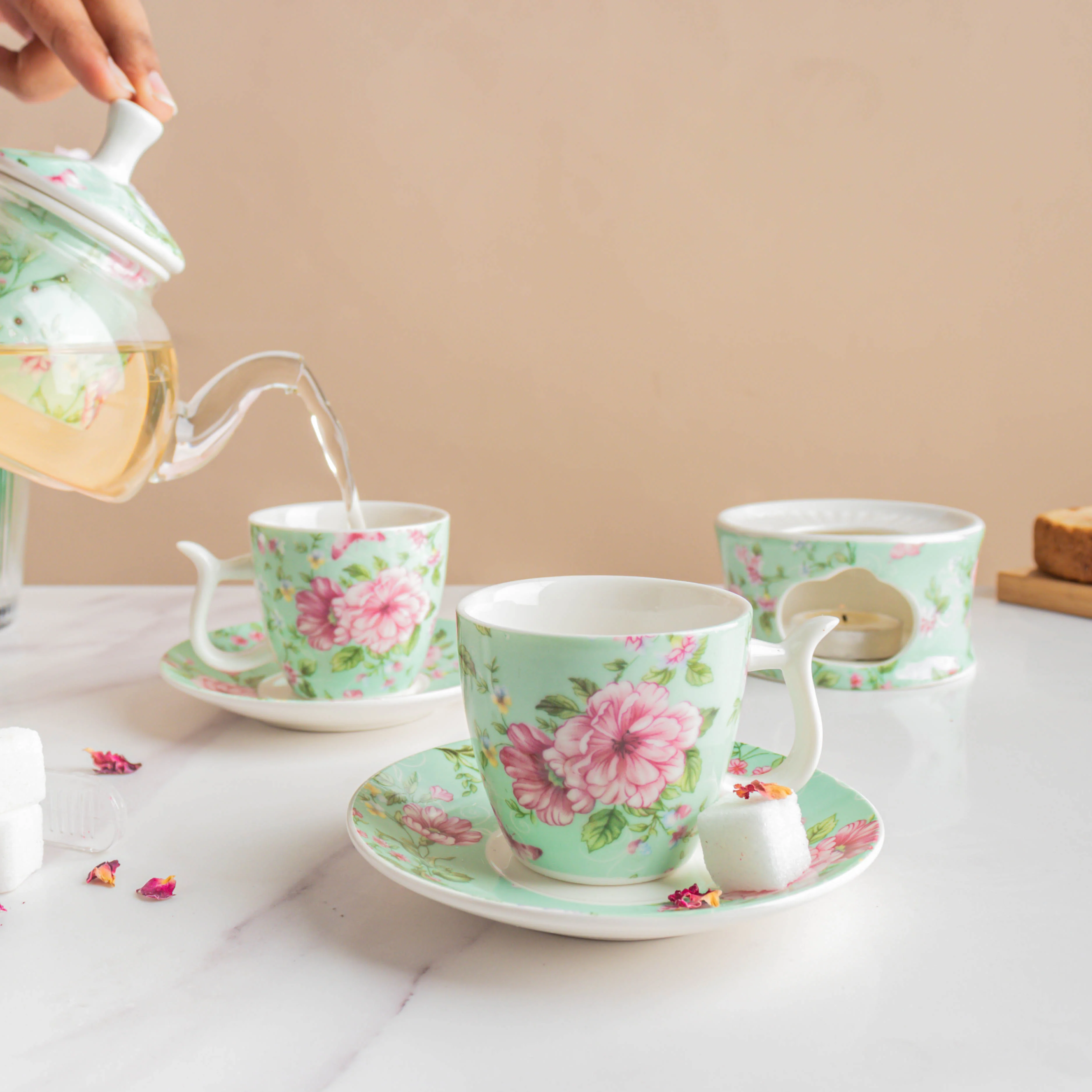 JARDIN High Tea Cup and Saucer Set - Image 2