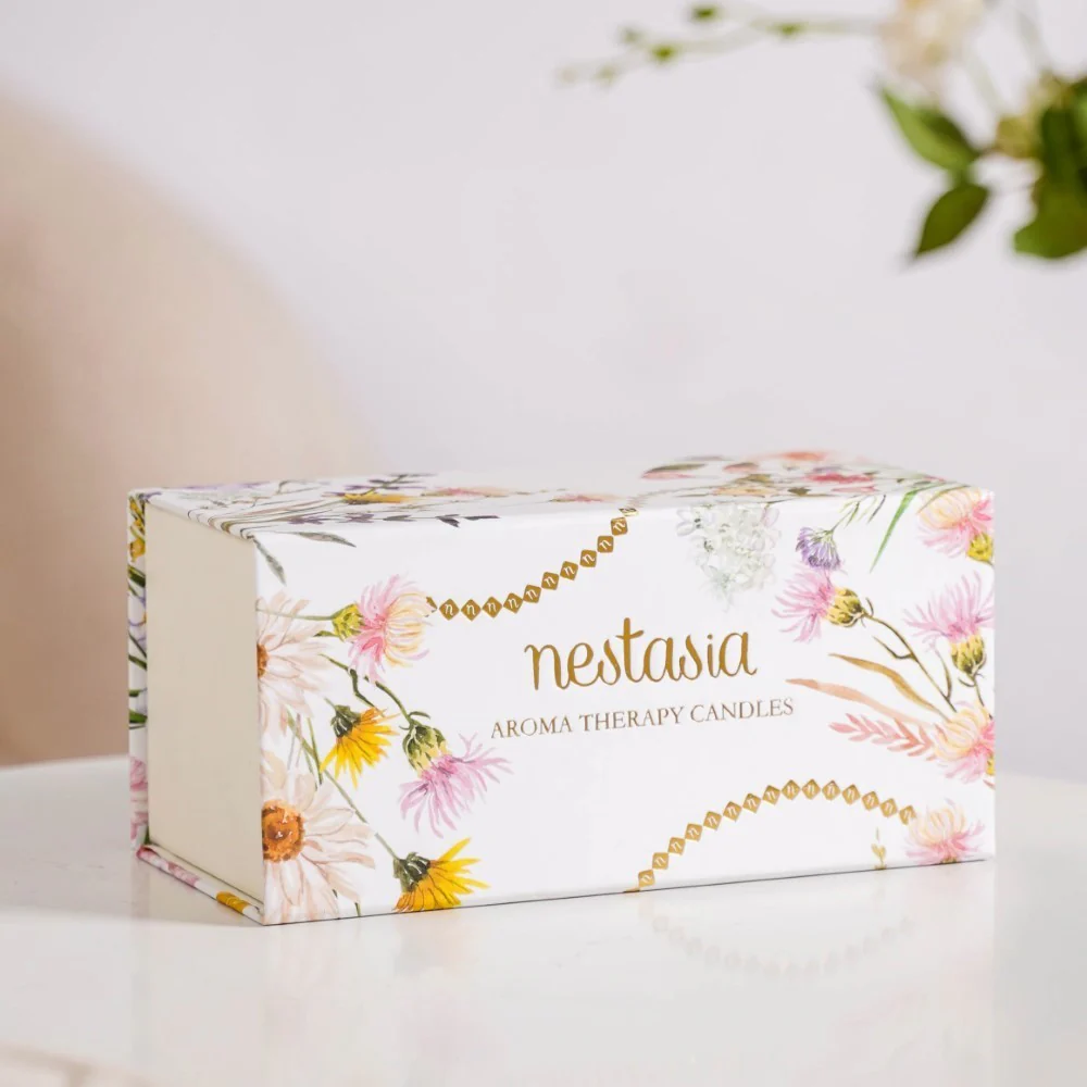 Jasmine & Lily Soy Wax Scented Candles Set Of 2 - Image 8
