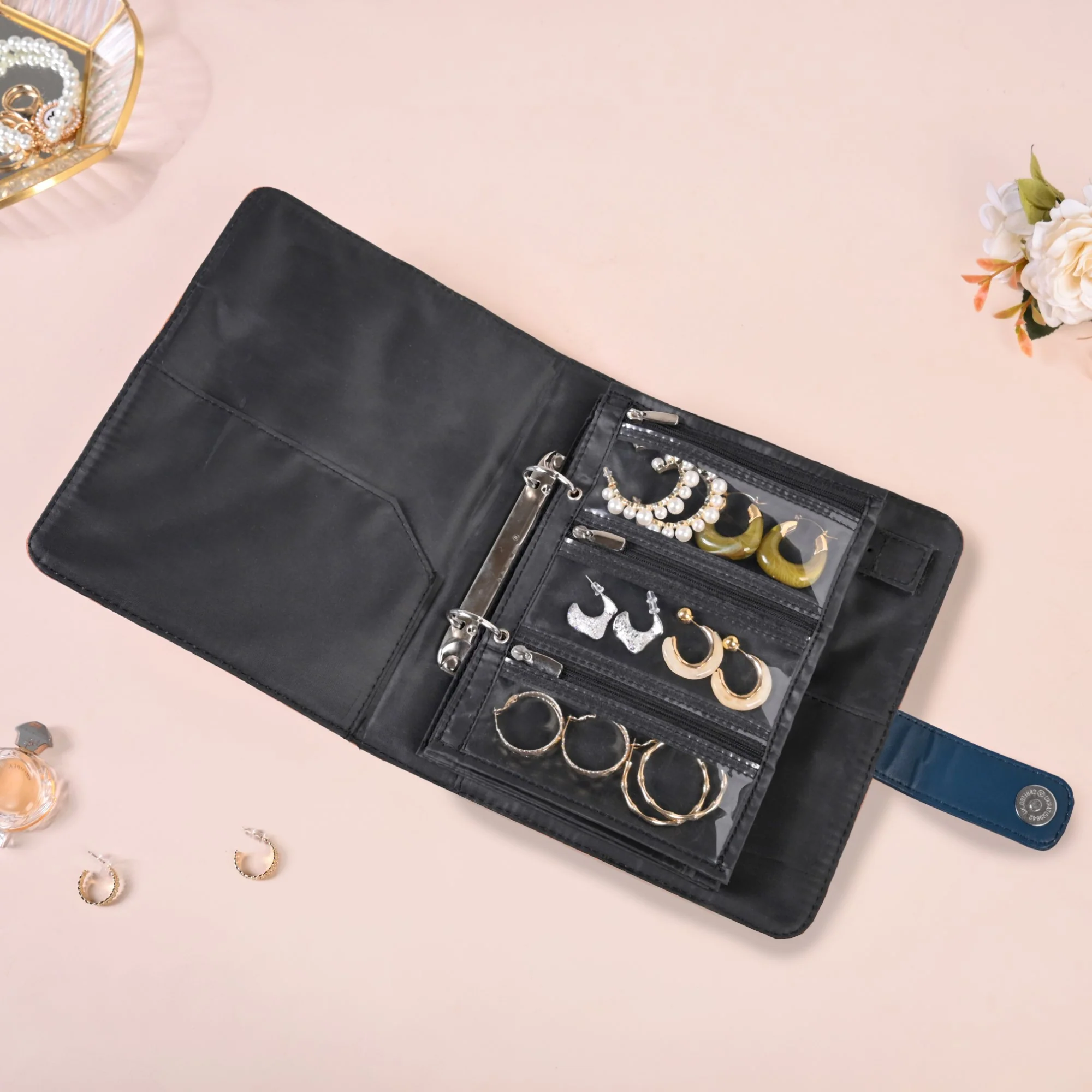 Jewellery Organising Folder Blue - Image 6