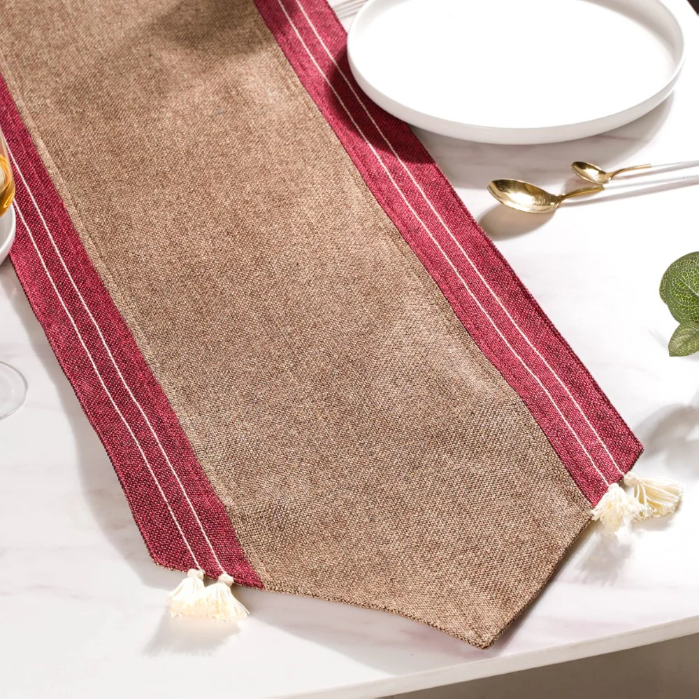 Jute Tassel Table Runner 72 Inch - Image 6
