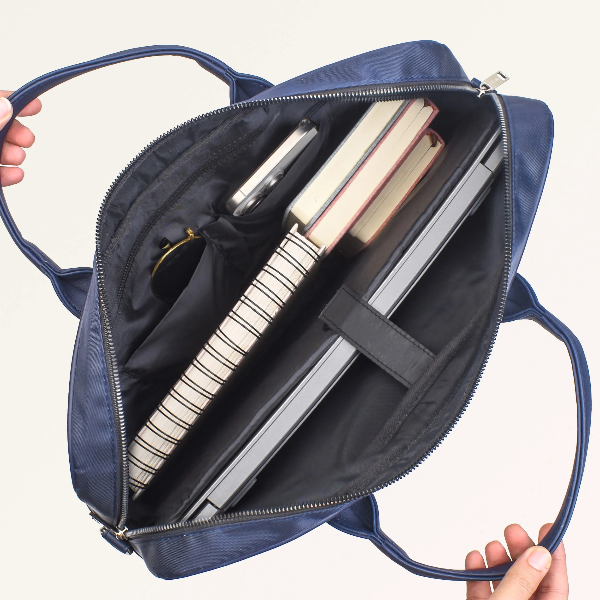 Kaizen Laptop Bag Navy 15 Inch - Image 9