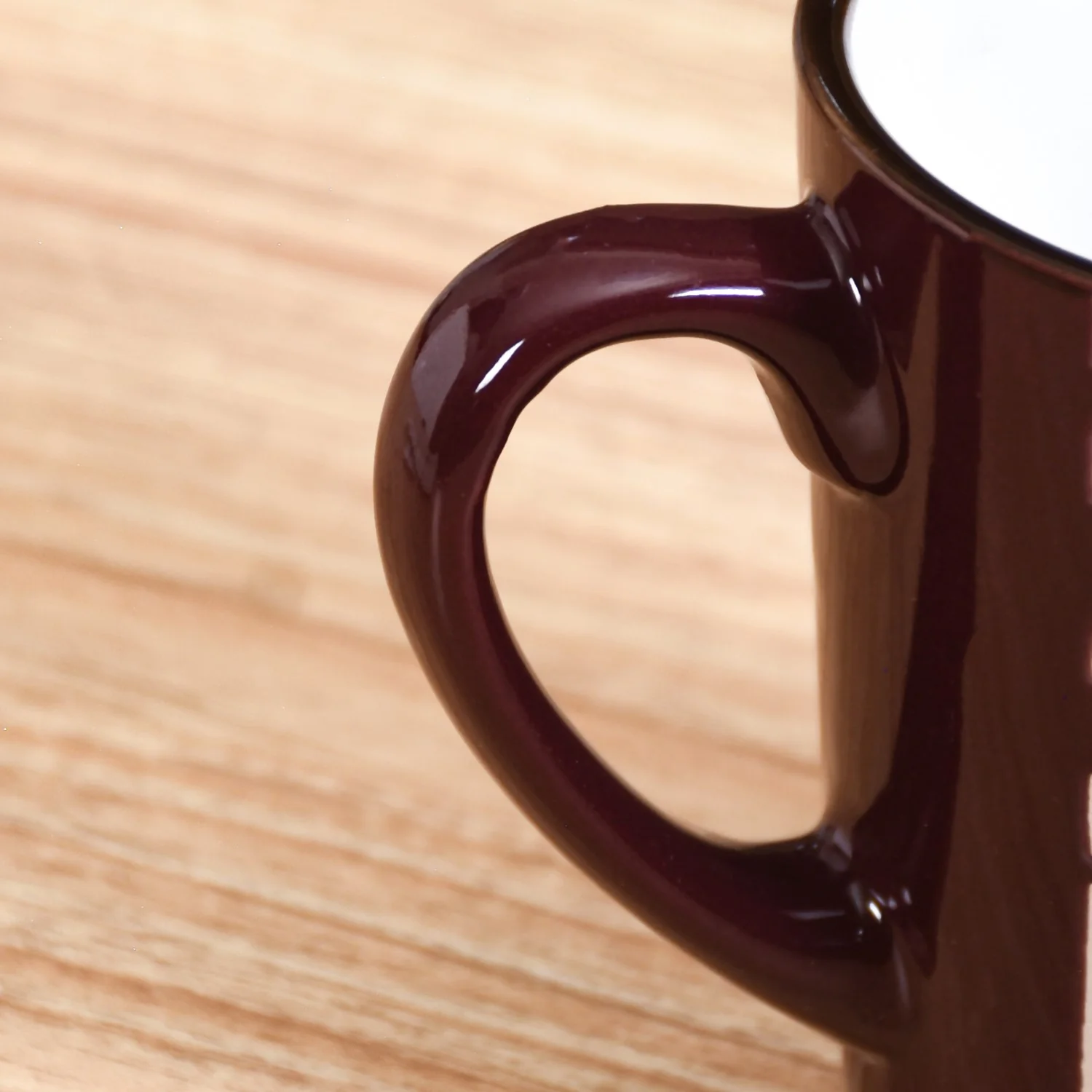 Kaleido Ceramic Tea Cup Set Of 6 Brown 250ml - Image 8