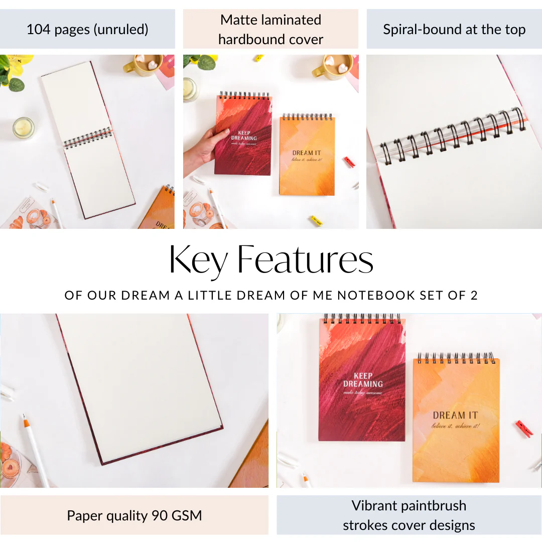 Keep Dream Notebook Set Of 2 - Image 5