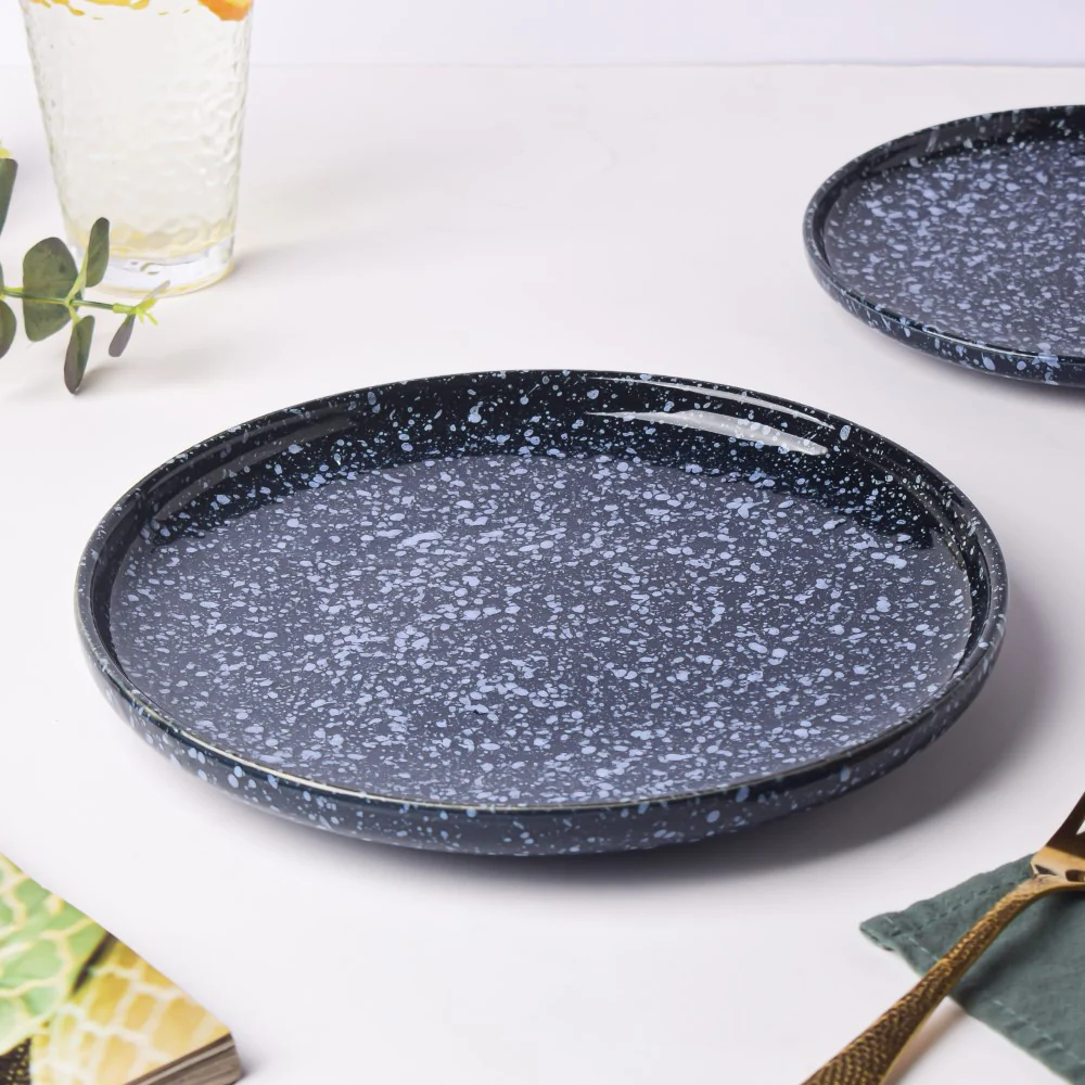 Kimberlite Finish Stone Ceramic Dinner Plate 10 Inch