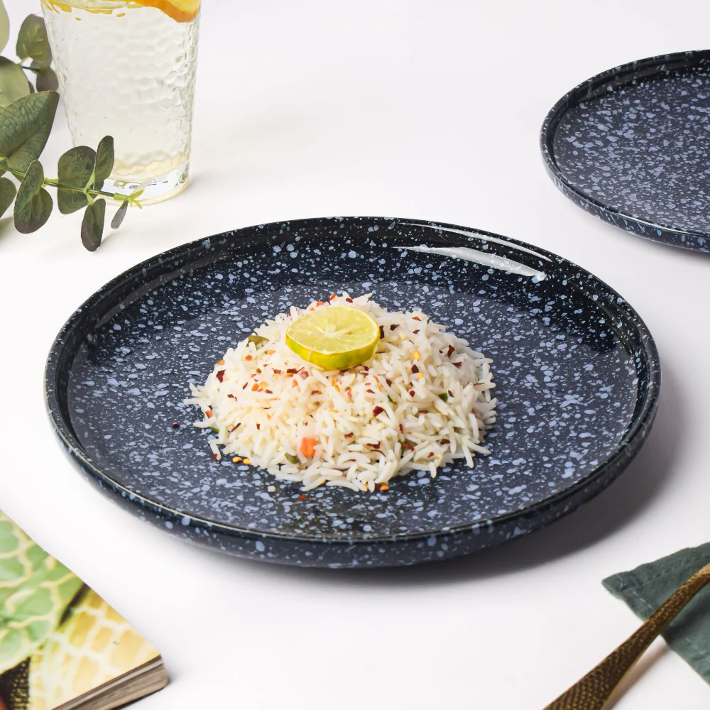 Kimberlite Finish Stone Ceramic Dinner Plate 10 Inch - Image 3