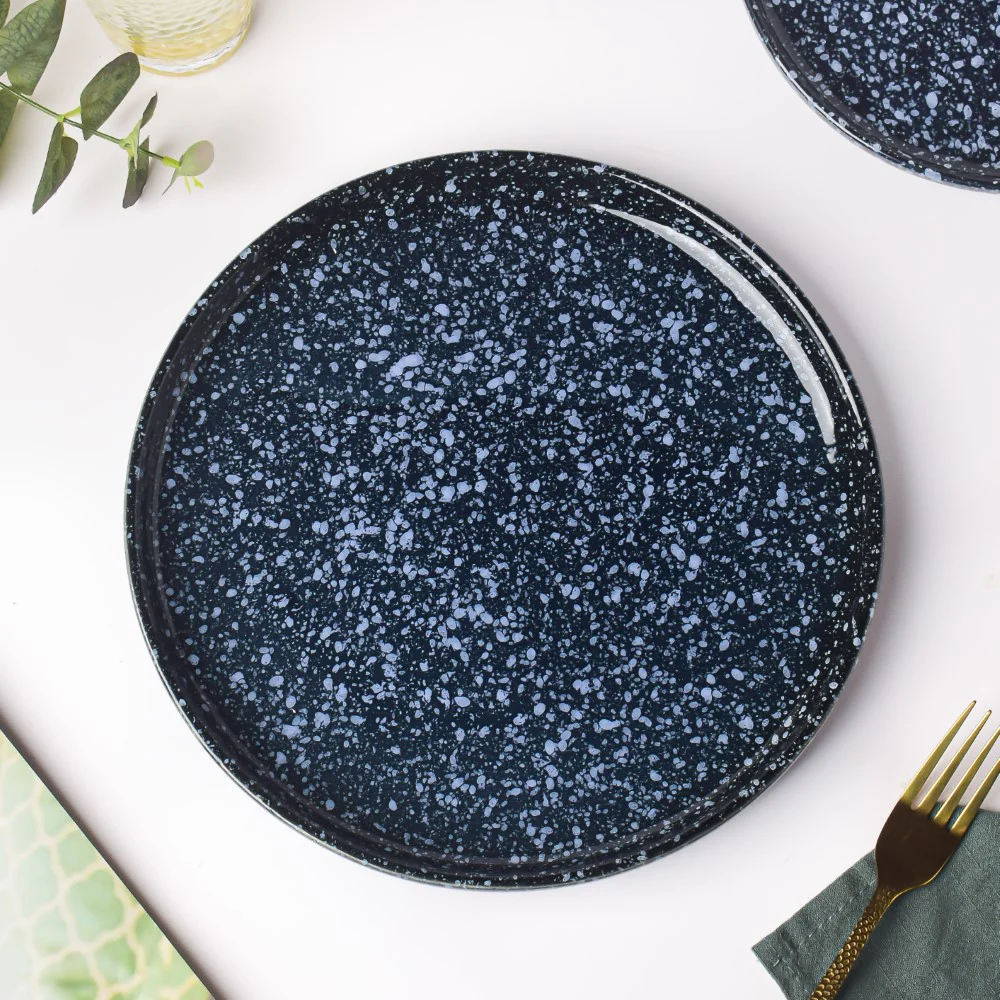 Kimberlite Finish Stone Ceramic Dinner Plate 10 Inch - Image 4