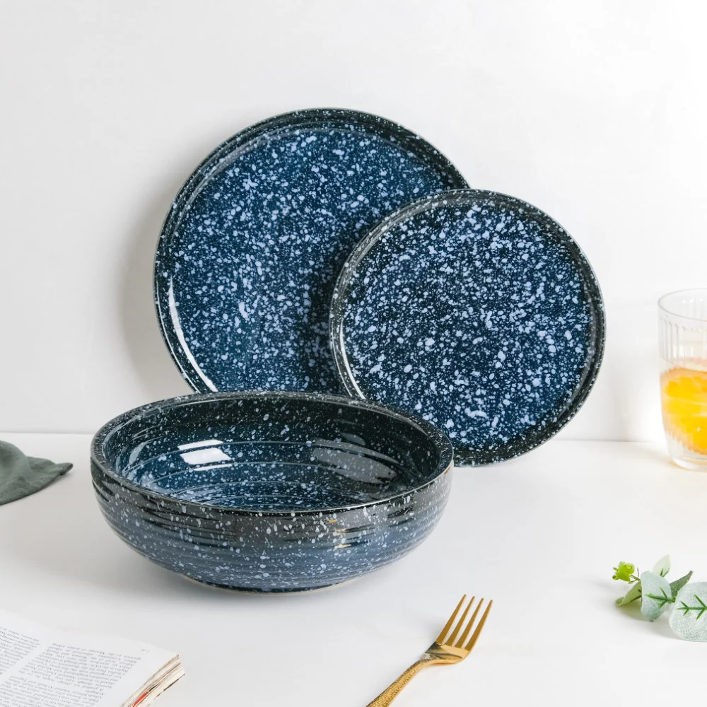 Kimberlite Finish Stone Ceramic Dinner Plate 10 Inch - Image 8