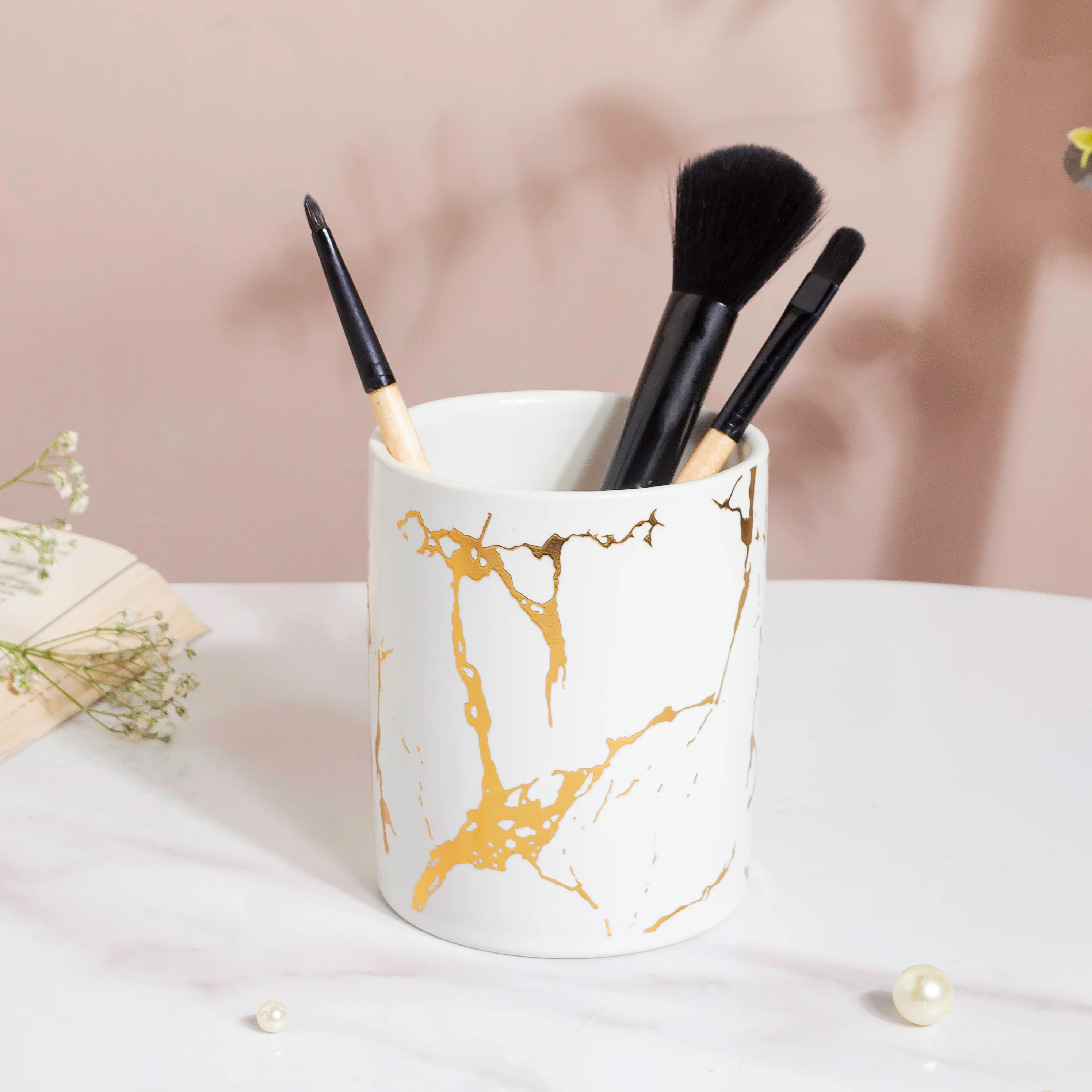 Kintsugi Ceramic Organiser White - Image 6