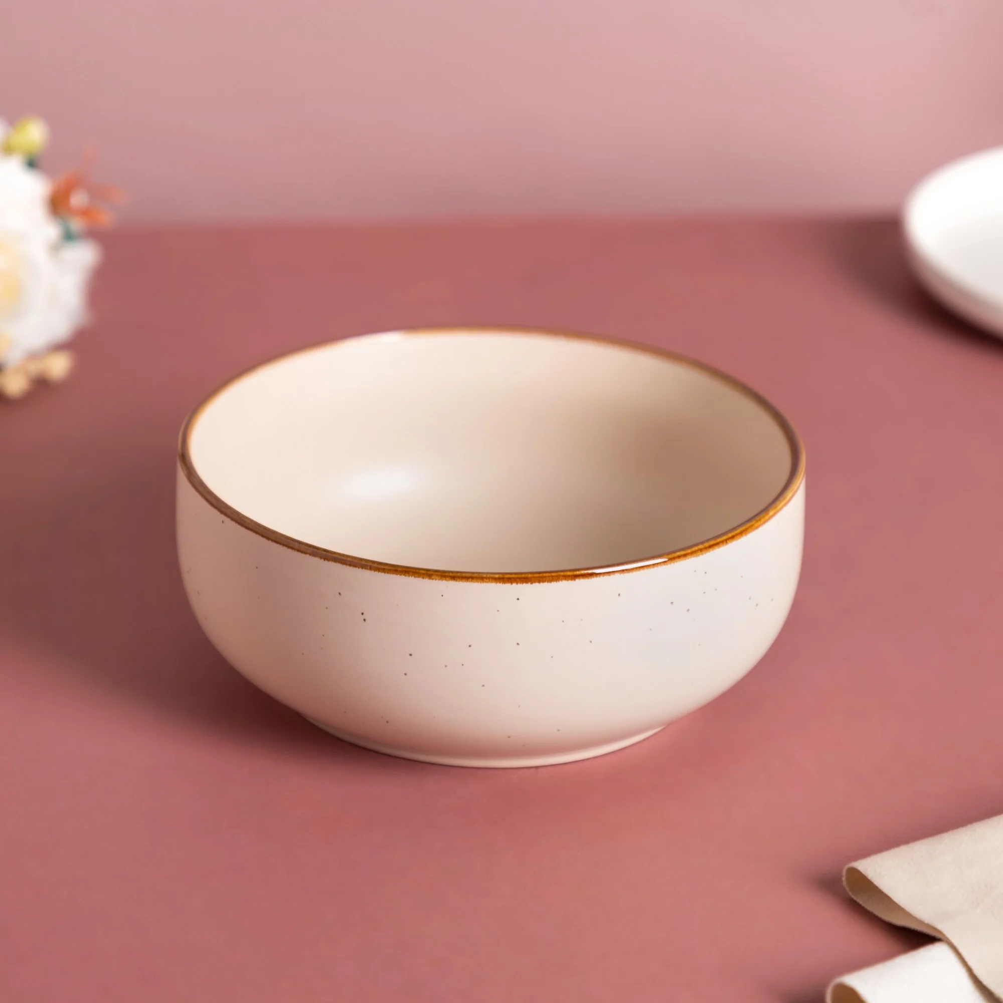Kiona Stoneware Serving Bowl 7 Inch 1 L - Image 3