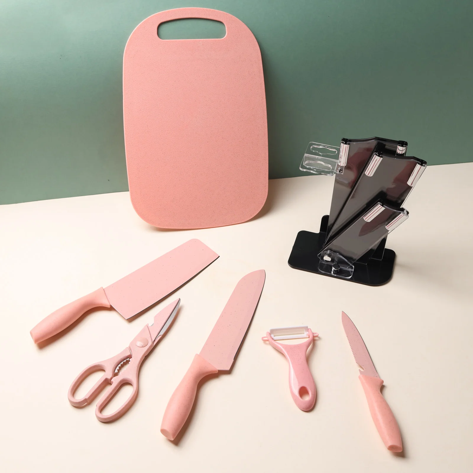 Knife Set With Board - Image 2