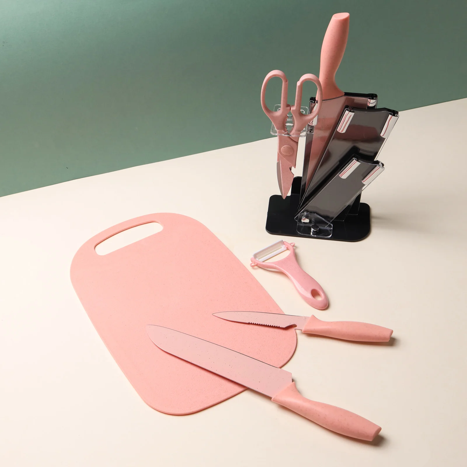 Knife Set With Board - Image 3
