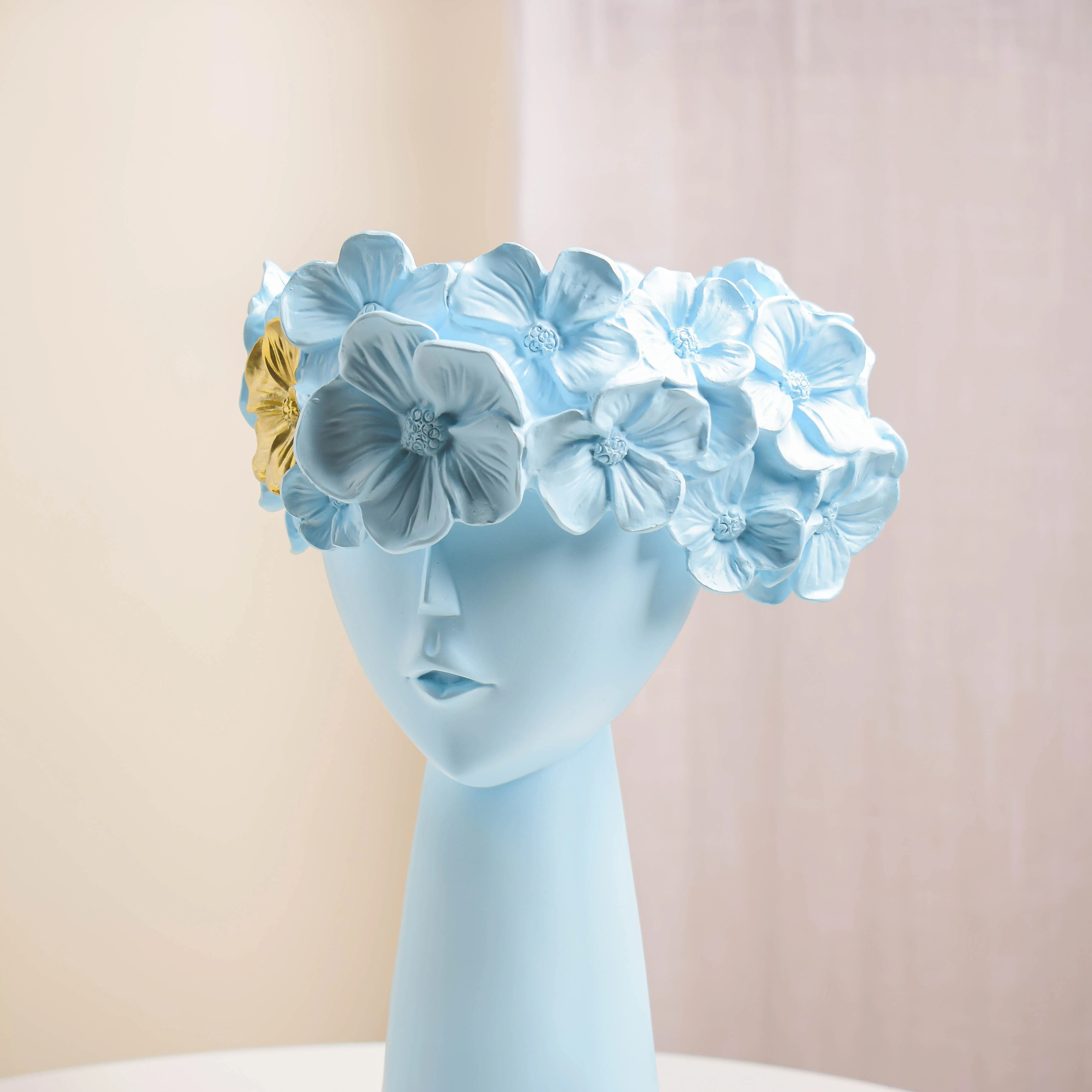 Charming Lady Blue Vase - Image 7