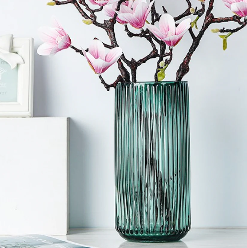 Large Glass Tube Vase - Image 6