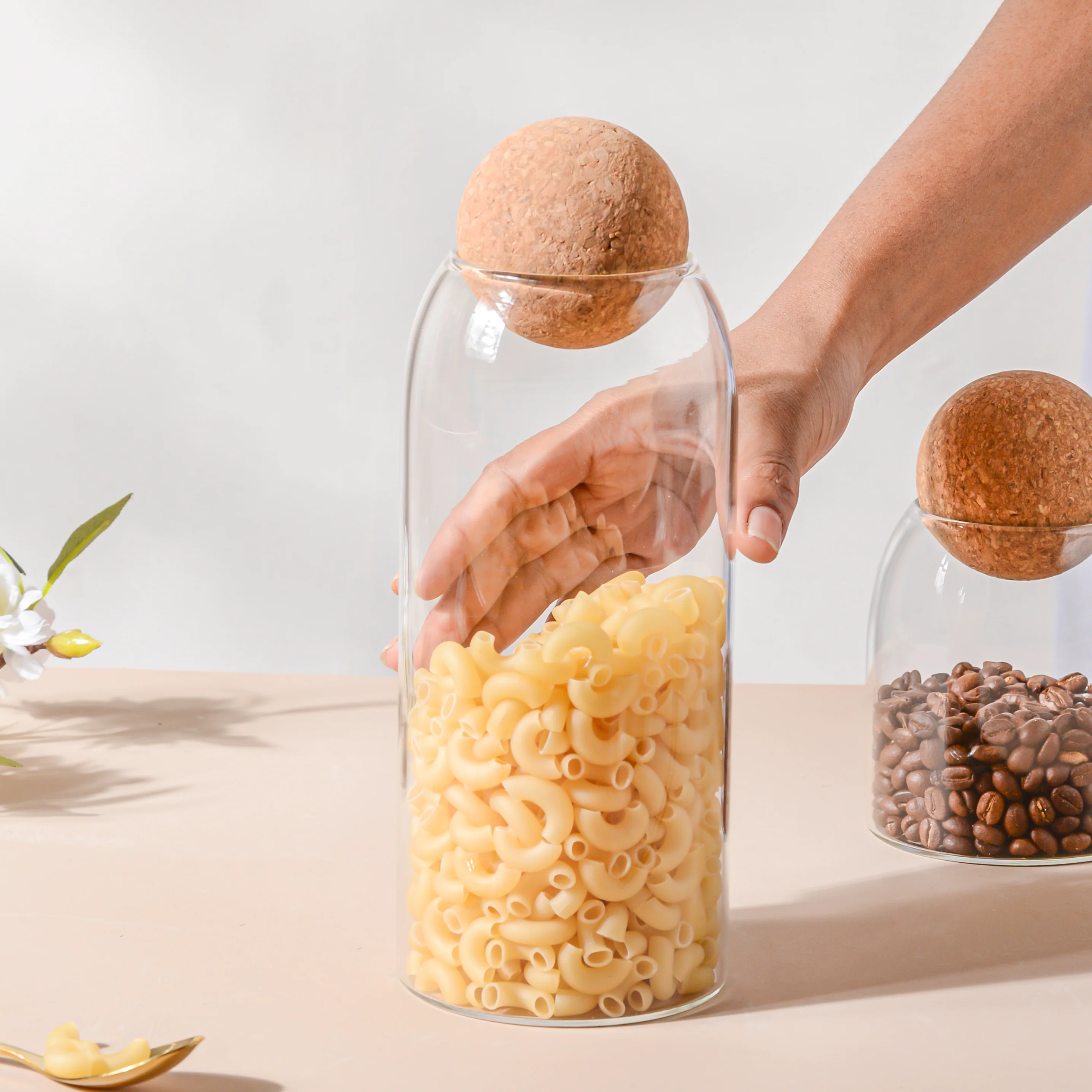 Large Jar with Cork Lid - Image 2