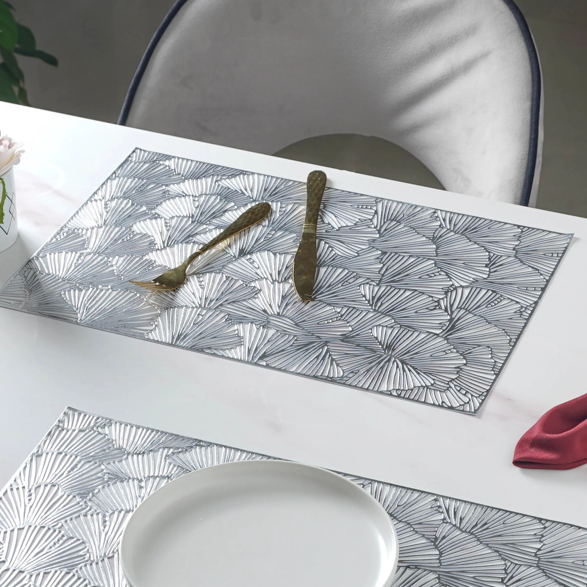 Large PVC Table Mat Set of 2 - Image 14
