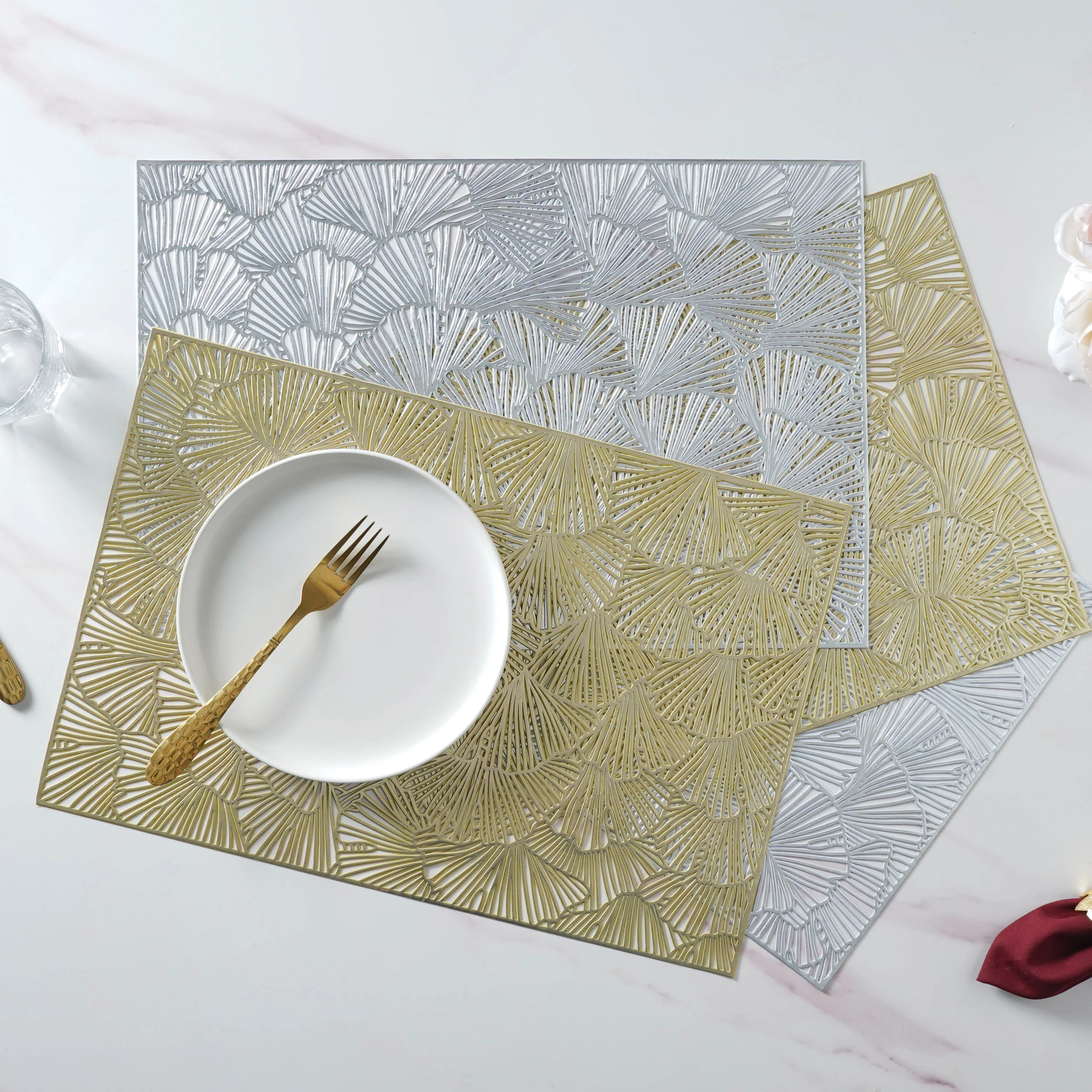 Large PVC Table Mat Set of 2 - Image 7