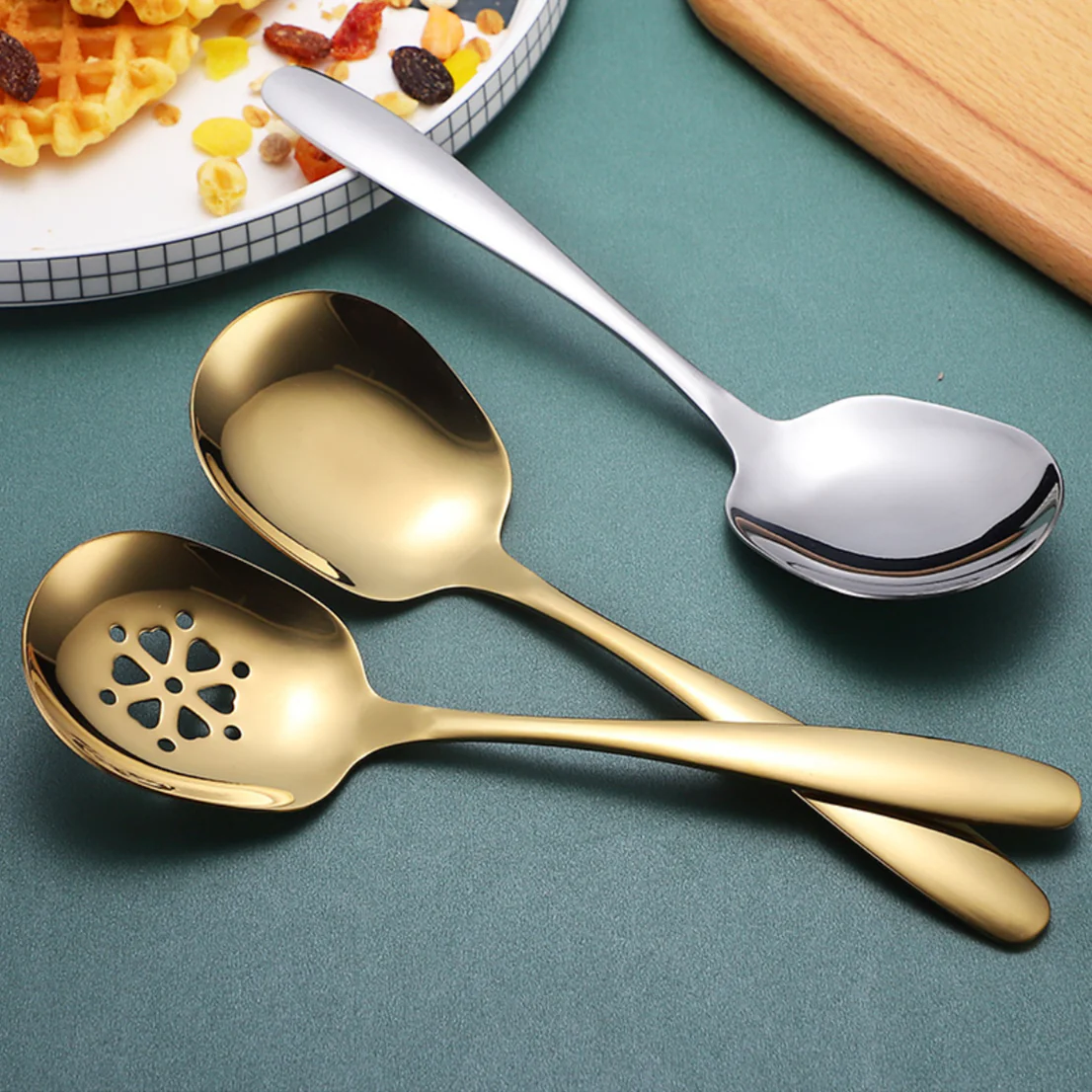 Large Serving Spoon Set - Image 5