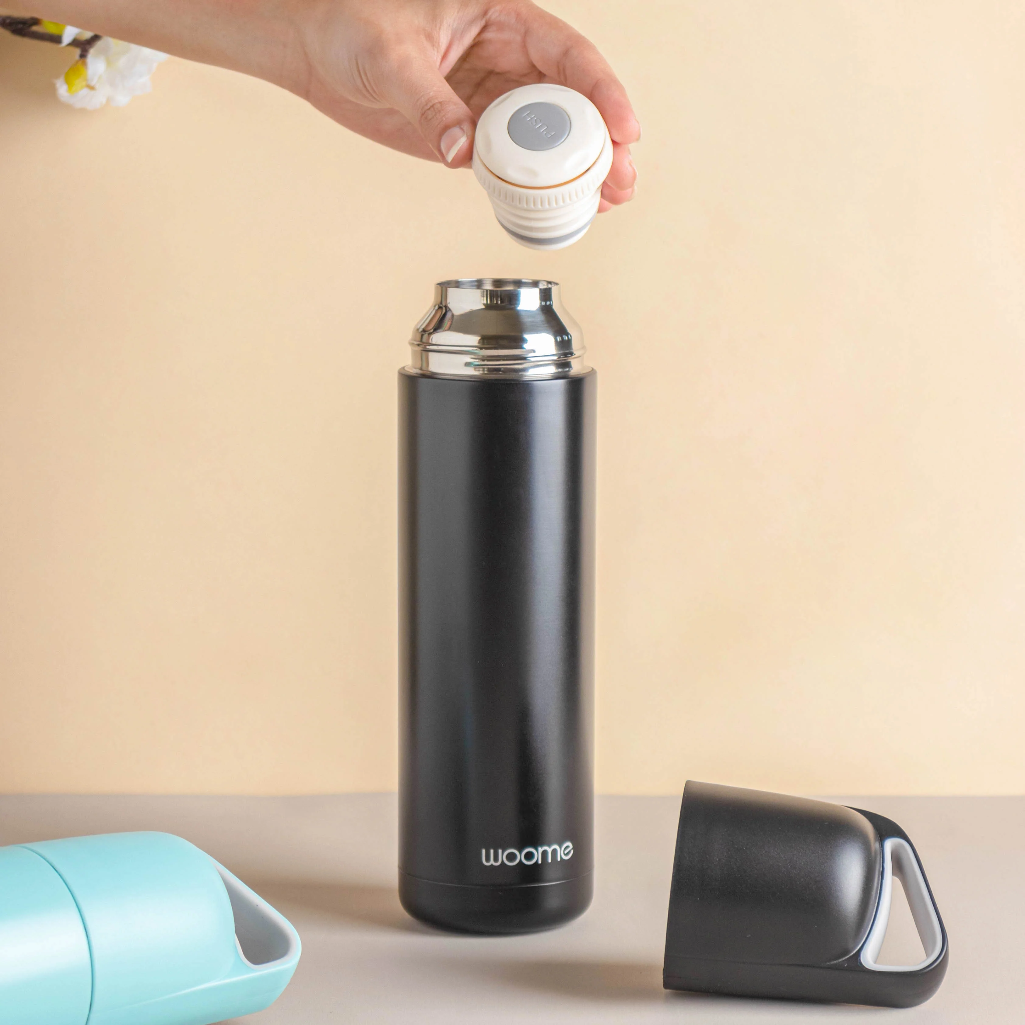 Large Vacuum Steel Flask - Image 5