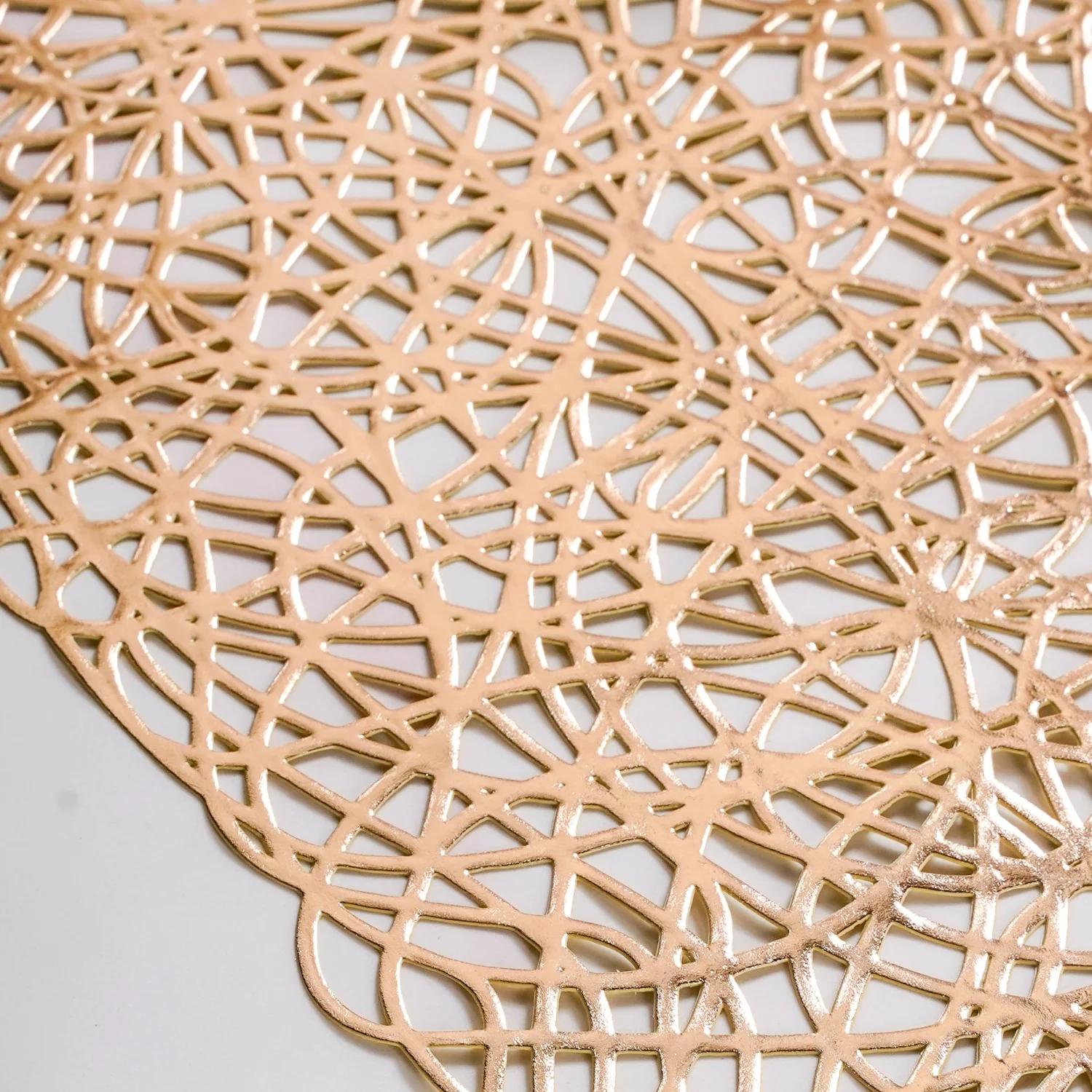 Laser Cut Style Table Runner Gold 90x35cm - Image 4